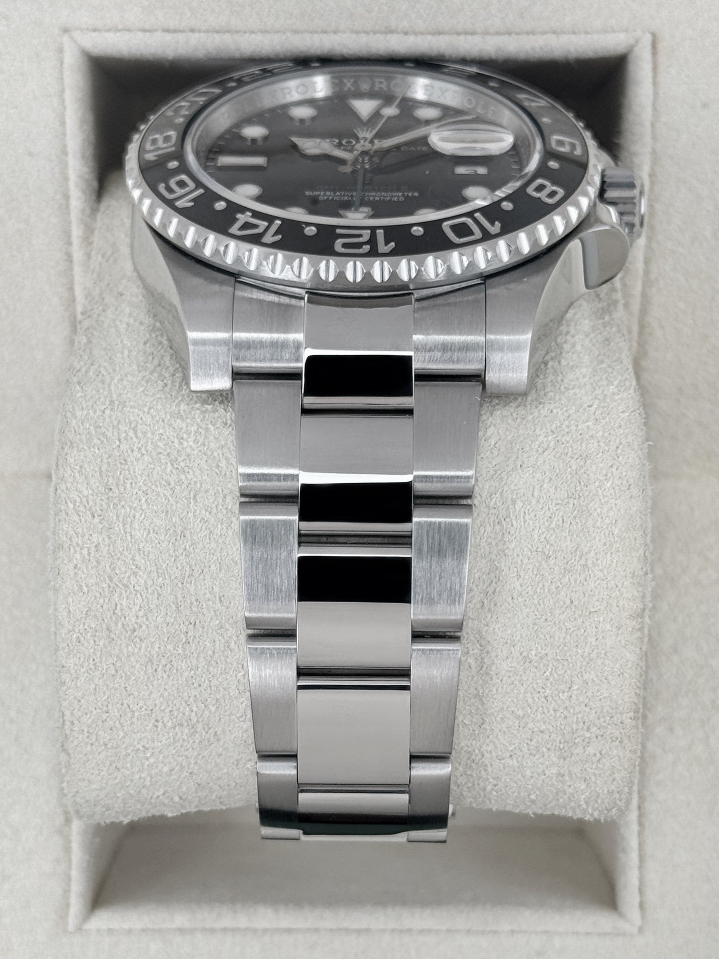 2018 Rolex GMT-Master II 40mm 116710LN Stainless Steel Black Dial