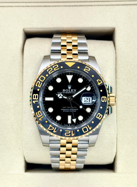 NEW 2025 Rolex GMT-Master II 40mm 126713GRNR Two-Tone Jubilee