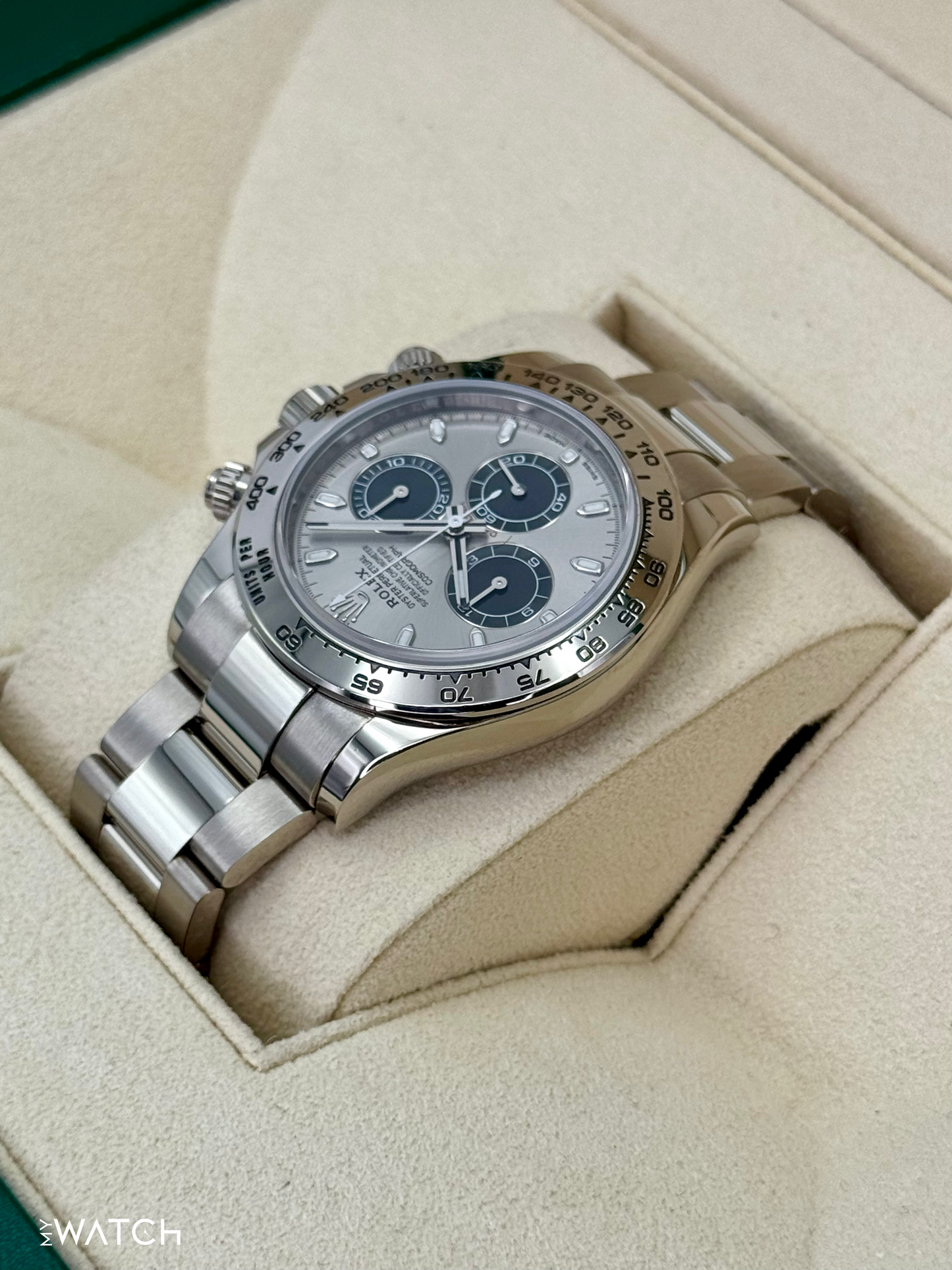 2019 Rolex Daytona 40mm 116509 White Gold Silver Ghost Dial