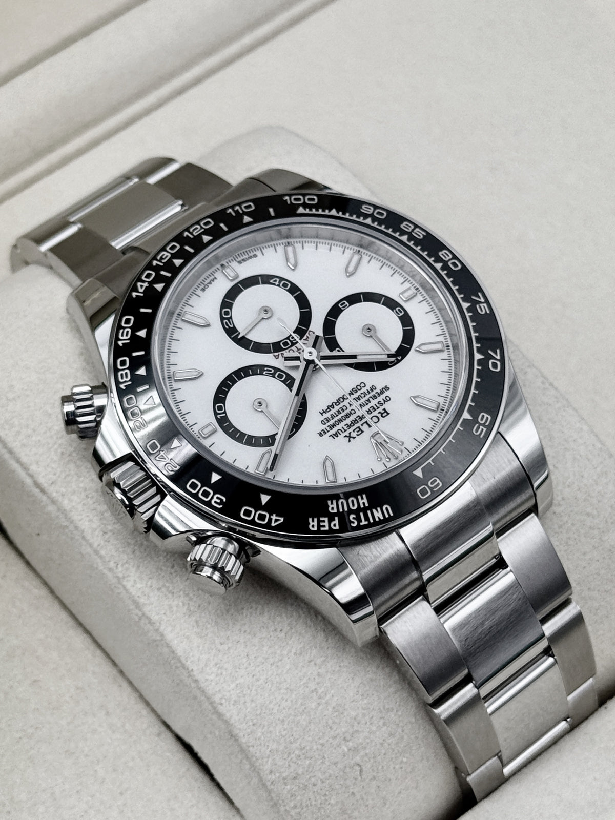 NEW 2026 Rolex Daytona 40mm 126500LN Stainless Steel Panda Dial (STICKERED)
