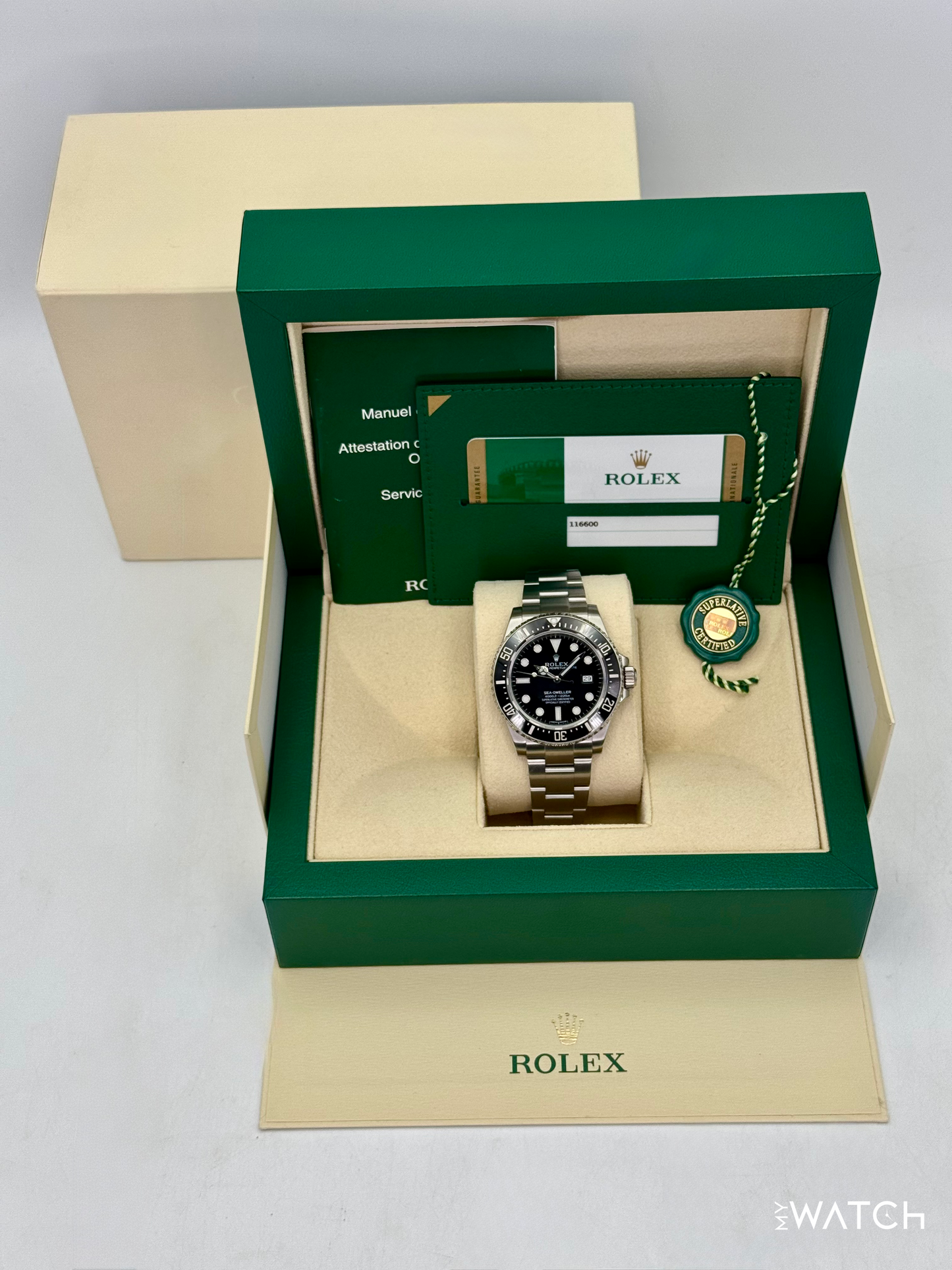 2016 Rolex Sea-Dweller 4000 "SD4K" 40mm 116600 Black Dial - MyWatchLLC