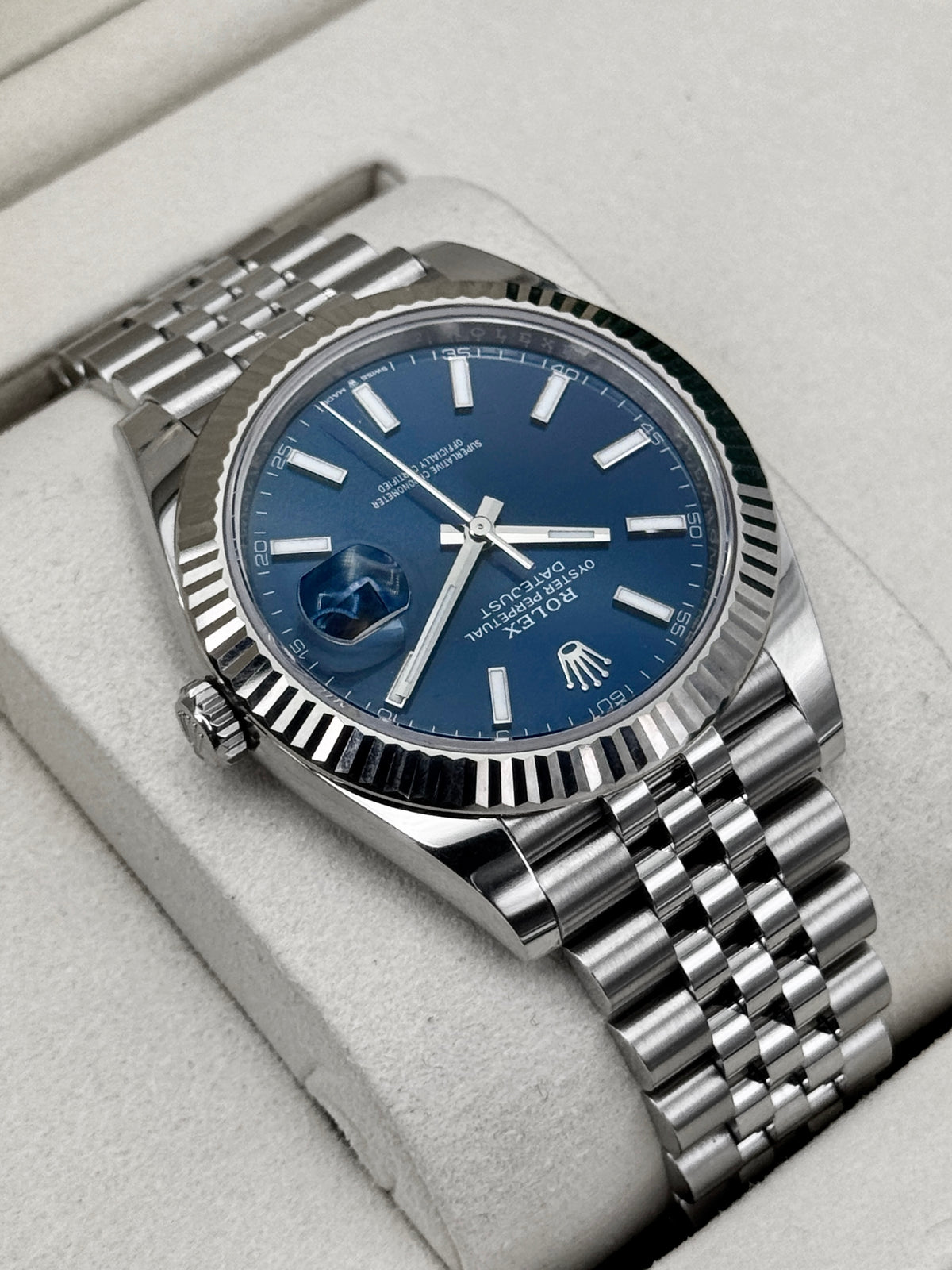 2025 Rolex Datejust 41mm 126334 Stainless Steel Jubilee Blue Dial