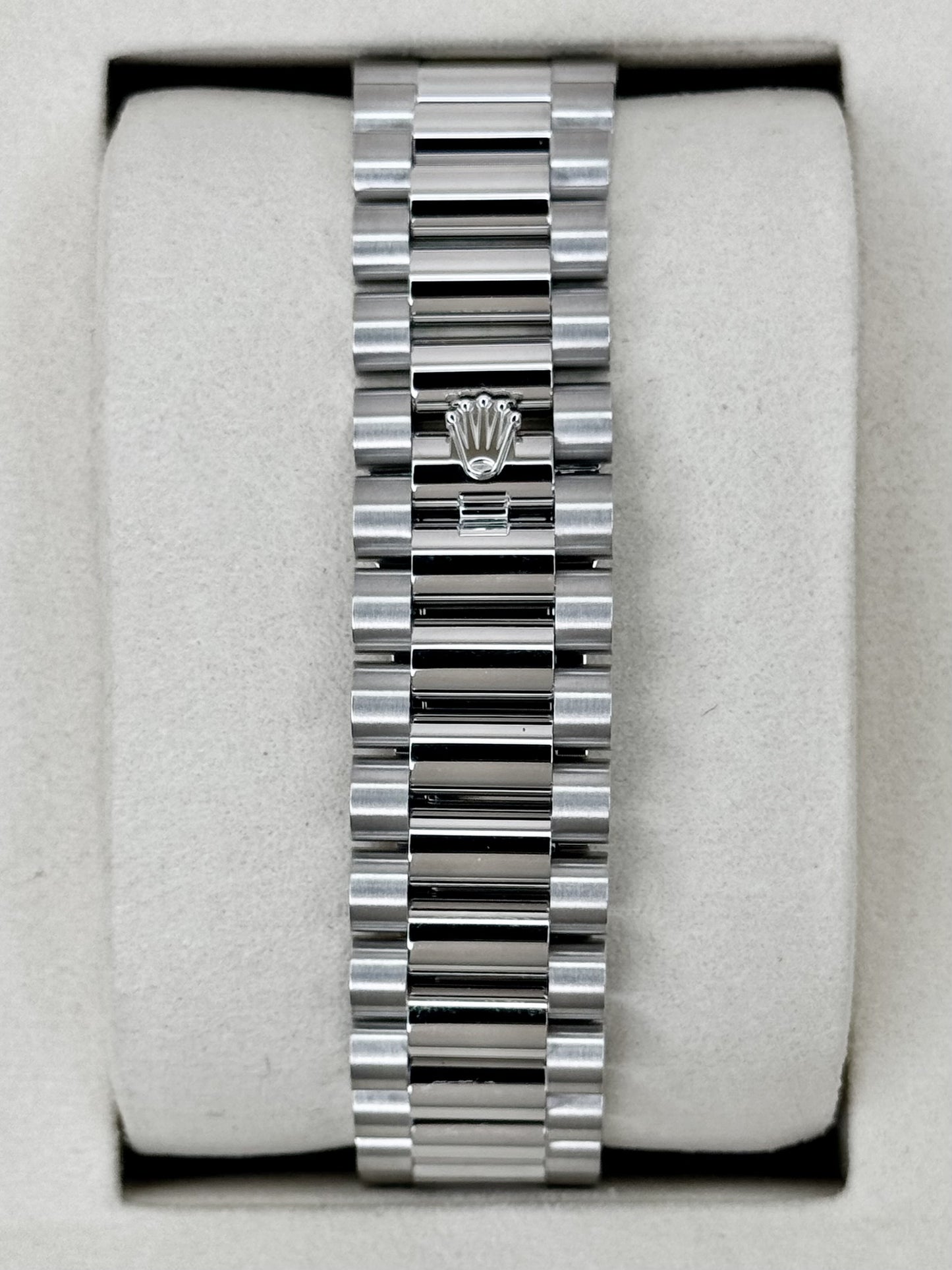 NEW 2026 Rolex Day-Date 40mm 128396TBR Ice Blue Roman Numeral Dial