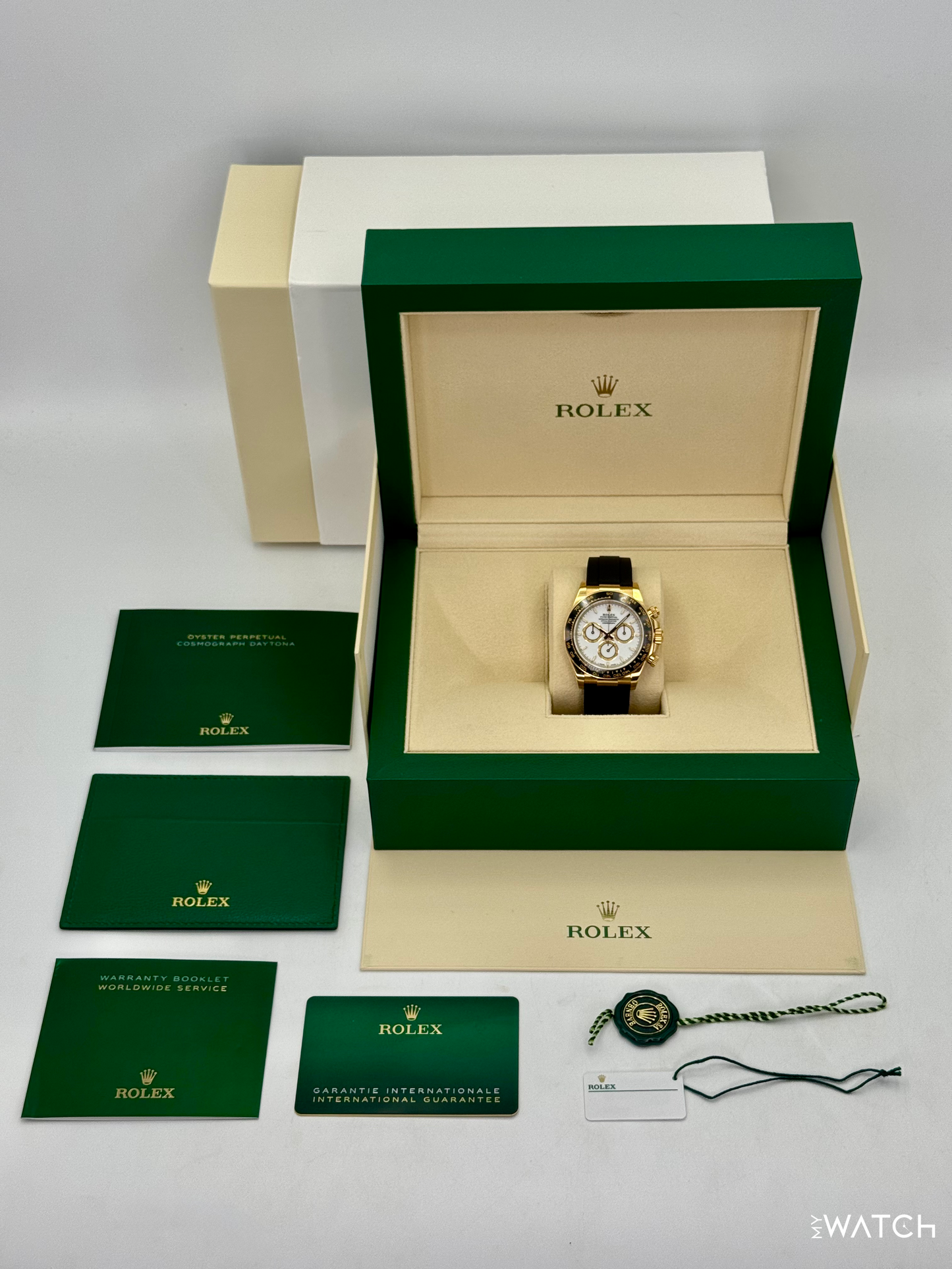 2025 Rolex Daytona 40mm 126518LN Yellow Gold White Dial