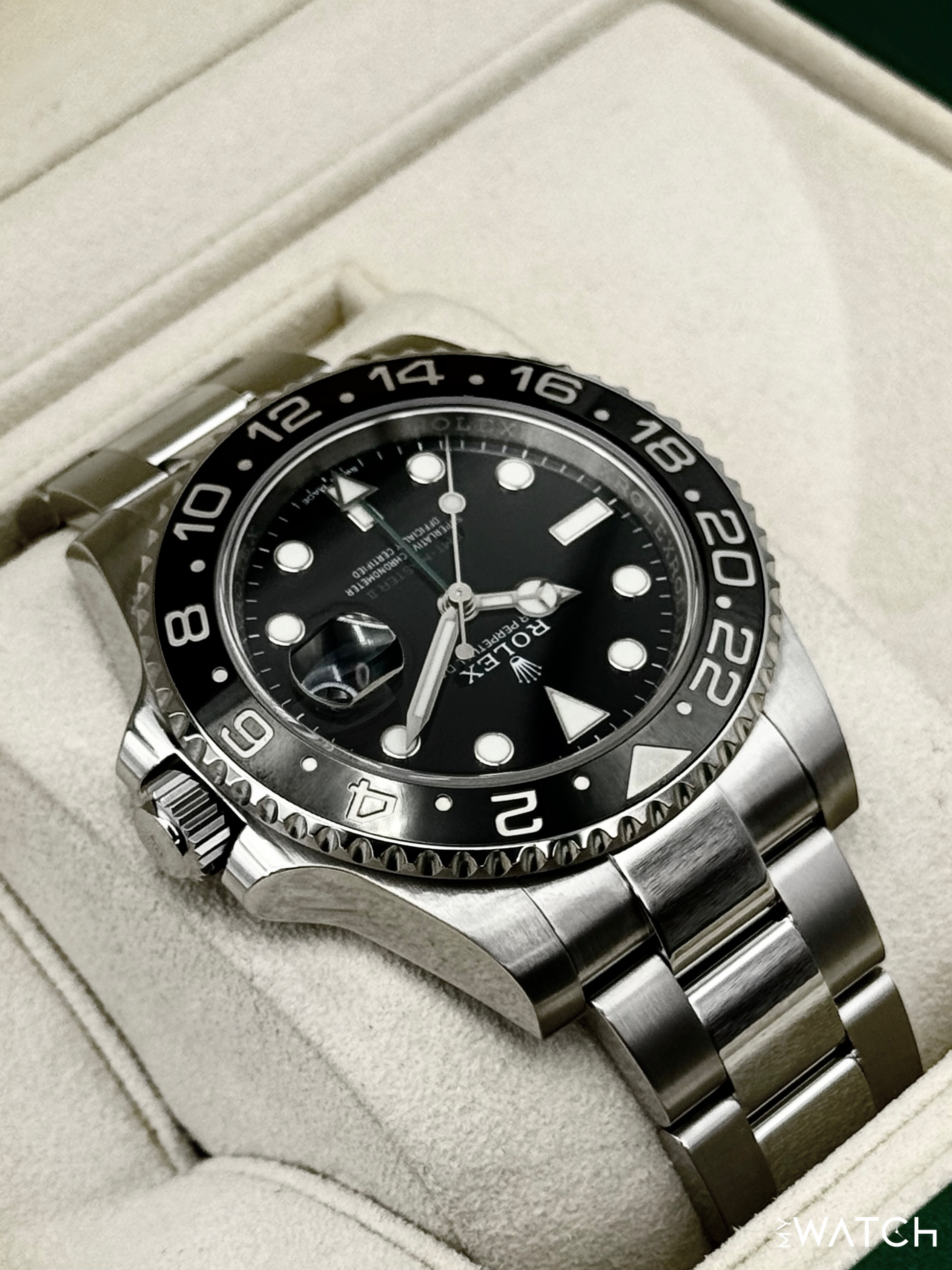 2018 Rolex GMT-Master II 40mm 116710LN Stainless Steel Black Dial - MyWatchLLC