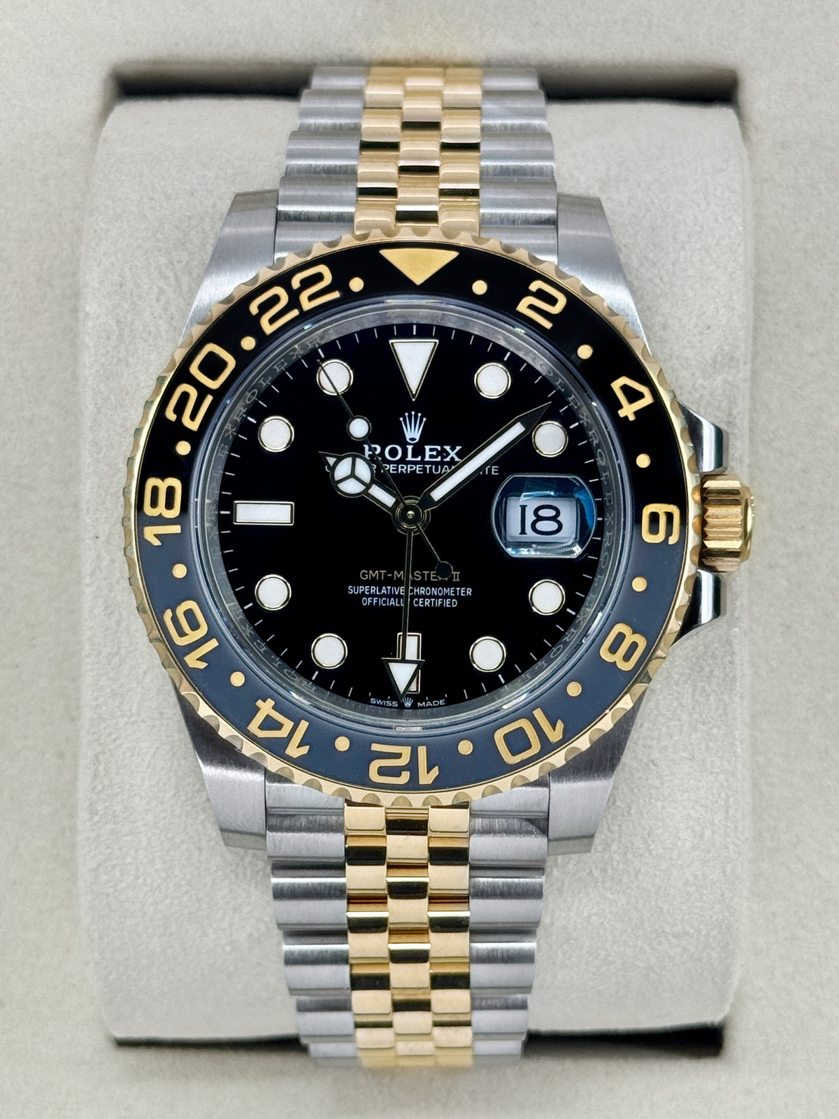 2025 Rolex GMT-Master II Zombie 40mm 126713GRNR Two-Tone Jubilee - MyWatchLLC
