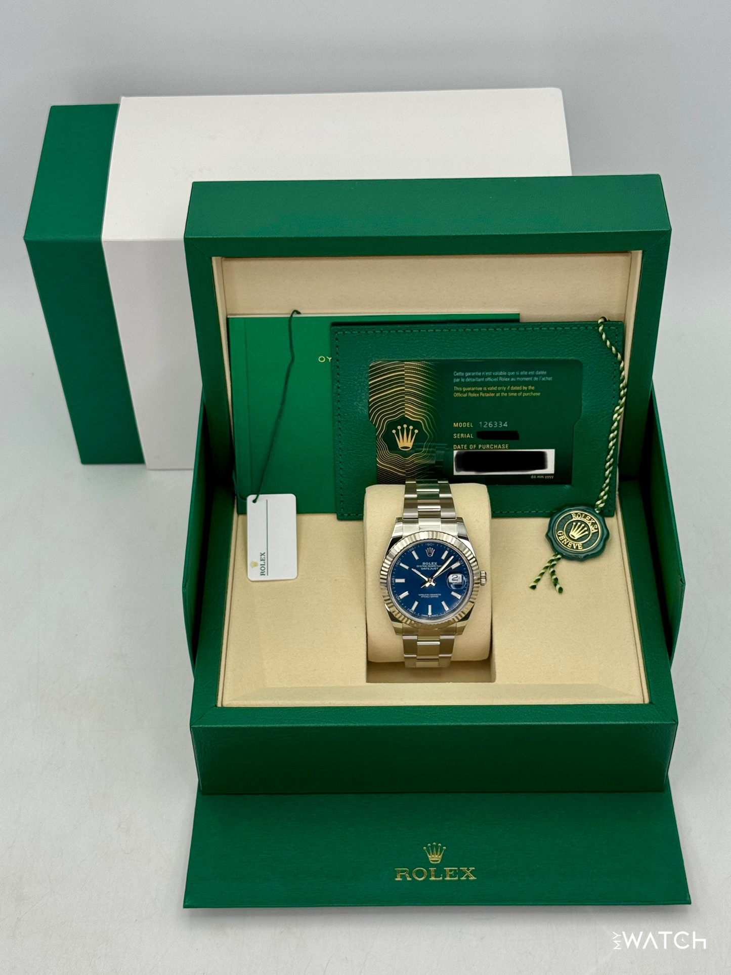 NEW 2025 Rolex Datejust 41mm 126334 Stainless Steel Oyster Blue Dial