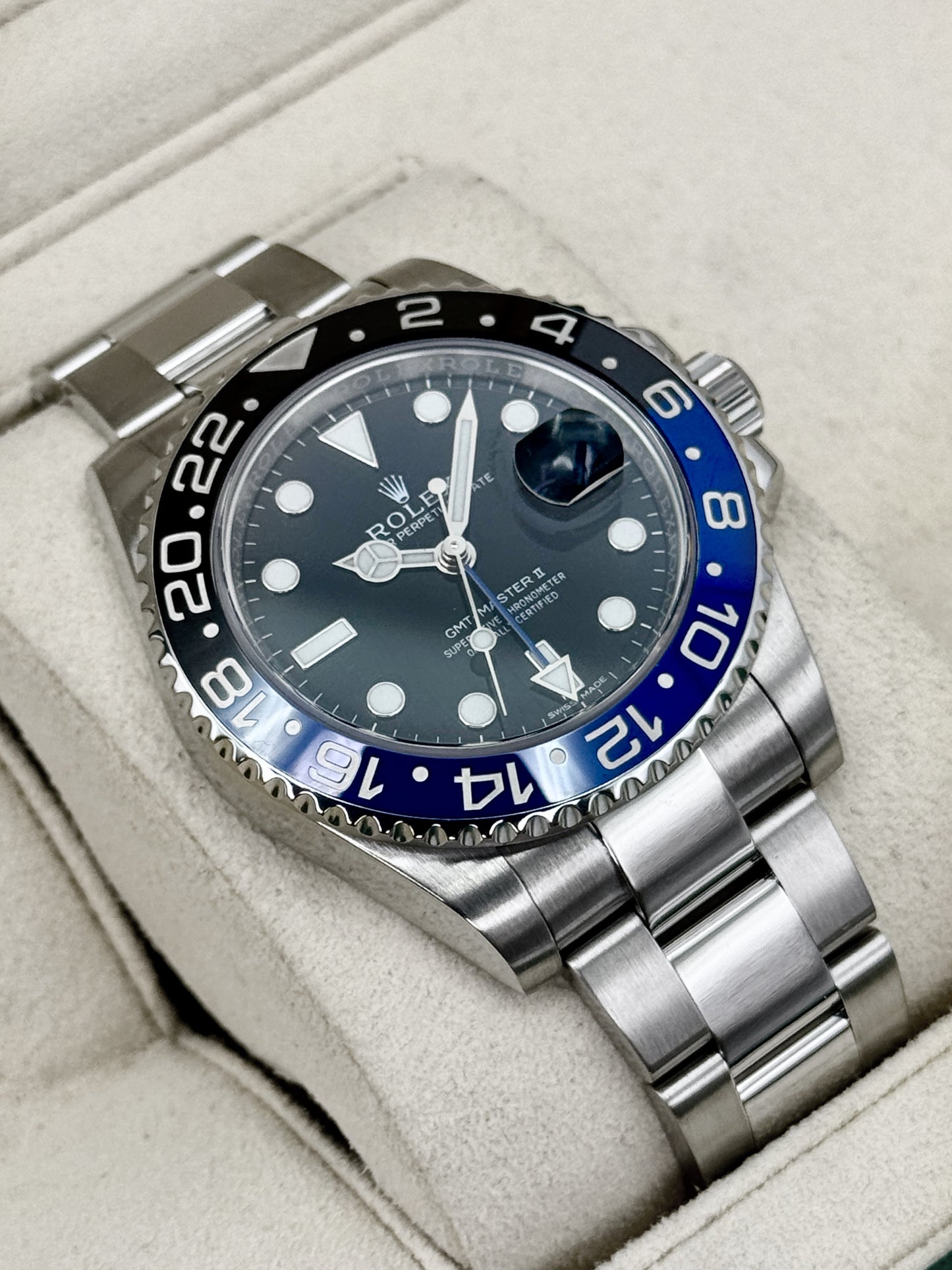 2014 Rolex GMT-Master II Batman 40mm 116710BLNR Oyster
