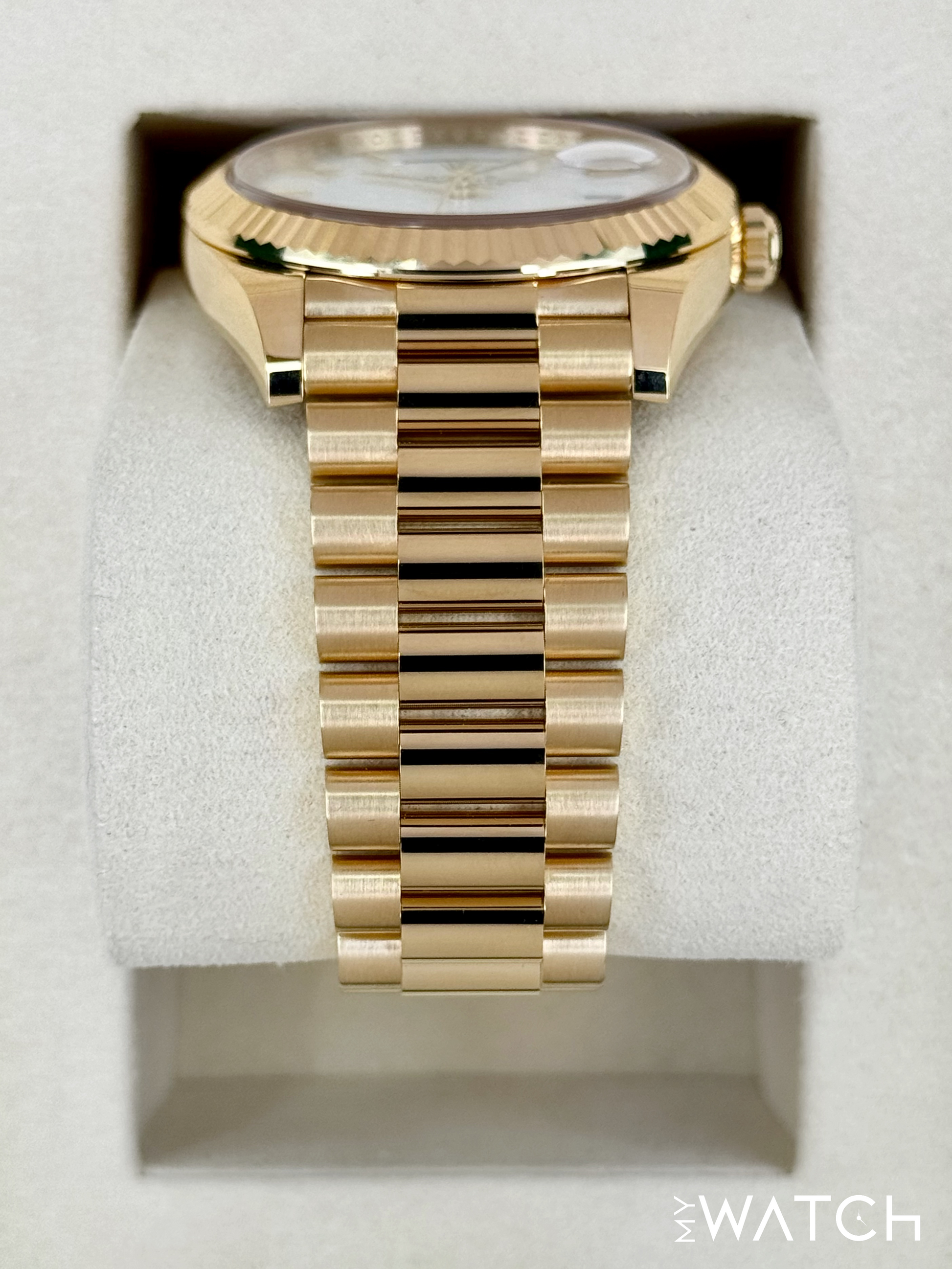 NEW 2025 Rolex Day-Date 40mm 228238 Presidential White Dial - MyWatchLLC