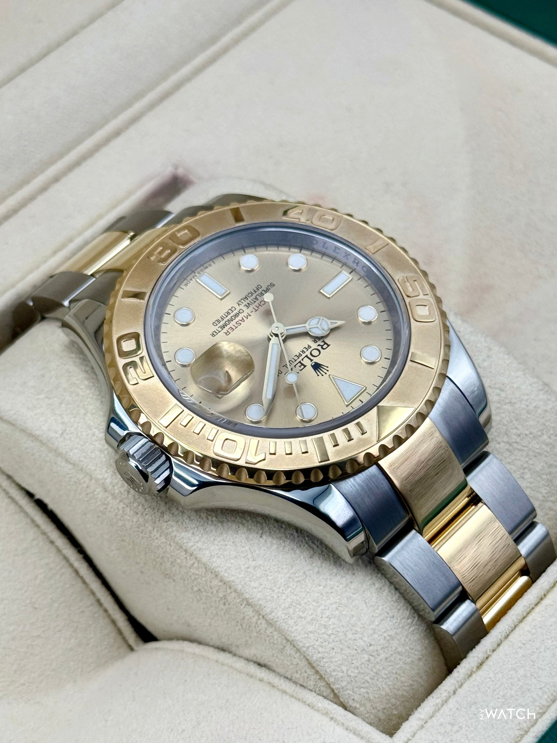 Rolex Yacht-Master 40mm 16623 Two-Tone Champagne Dial - MyWatchLLC