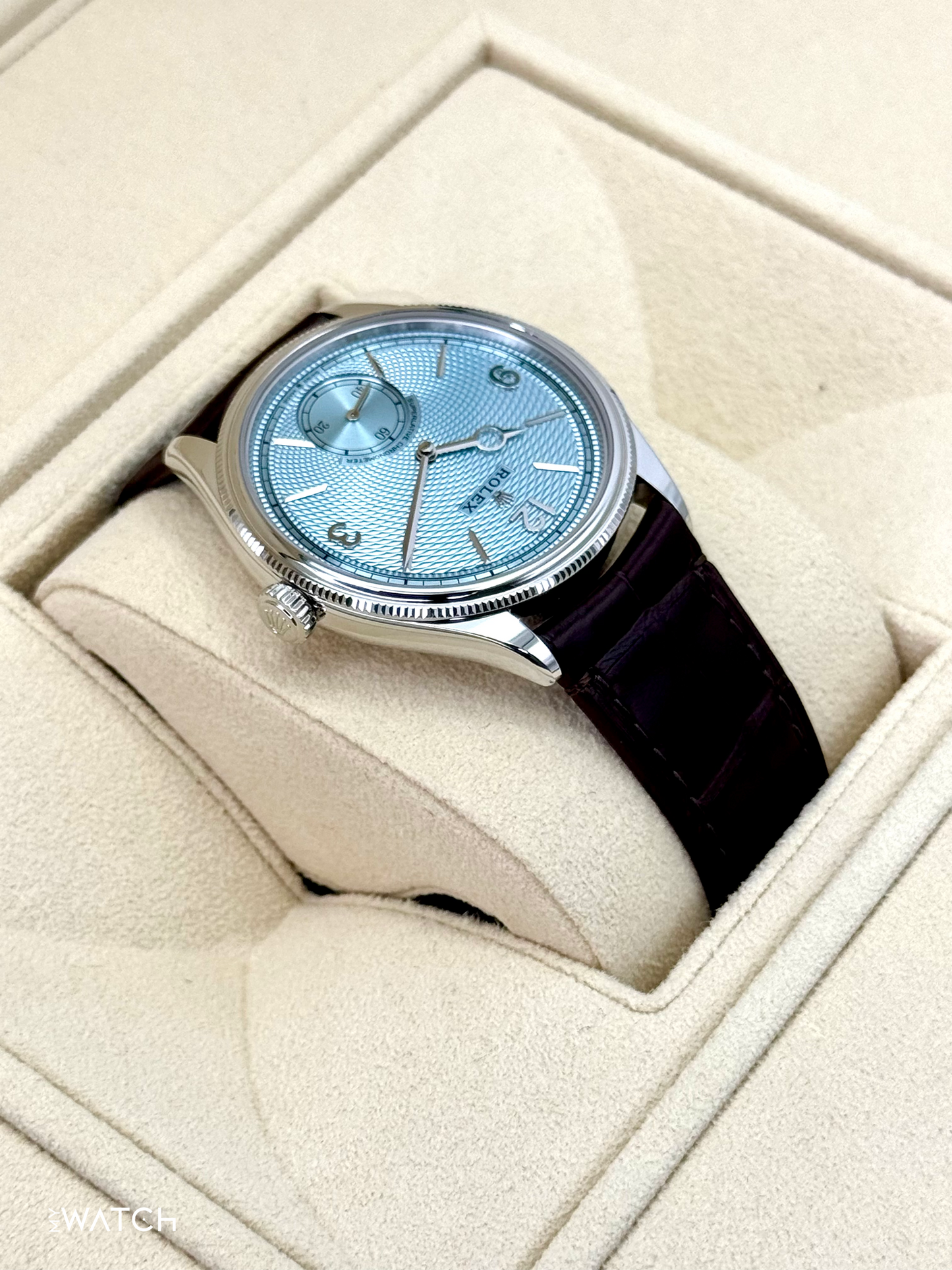 NEW 2025 Rolex 1908 39mm 52506 Platinum Ice Blue Dial