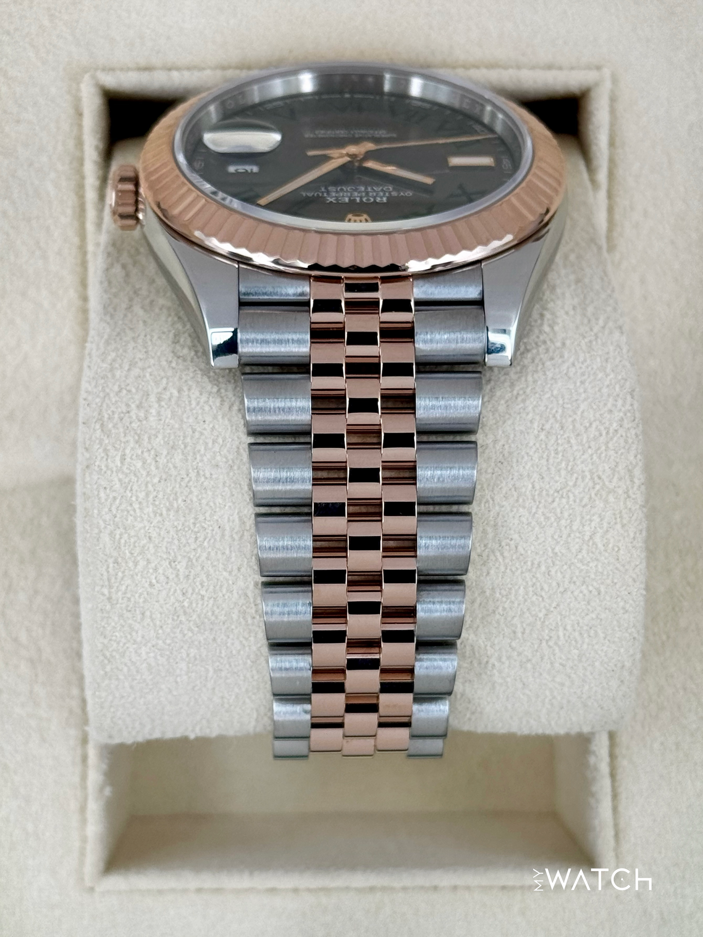 2022 Rolex Datejust 41mm 126331 Two-Tone Jubilee Wimbledon Dial