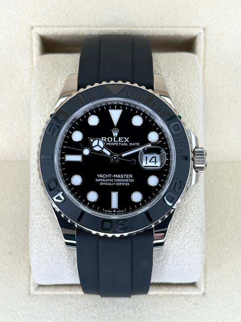 NEW 2026 Rolex Yacht-Master 42mm 226659 White Gold Oysterflex Black Dial