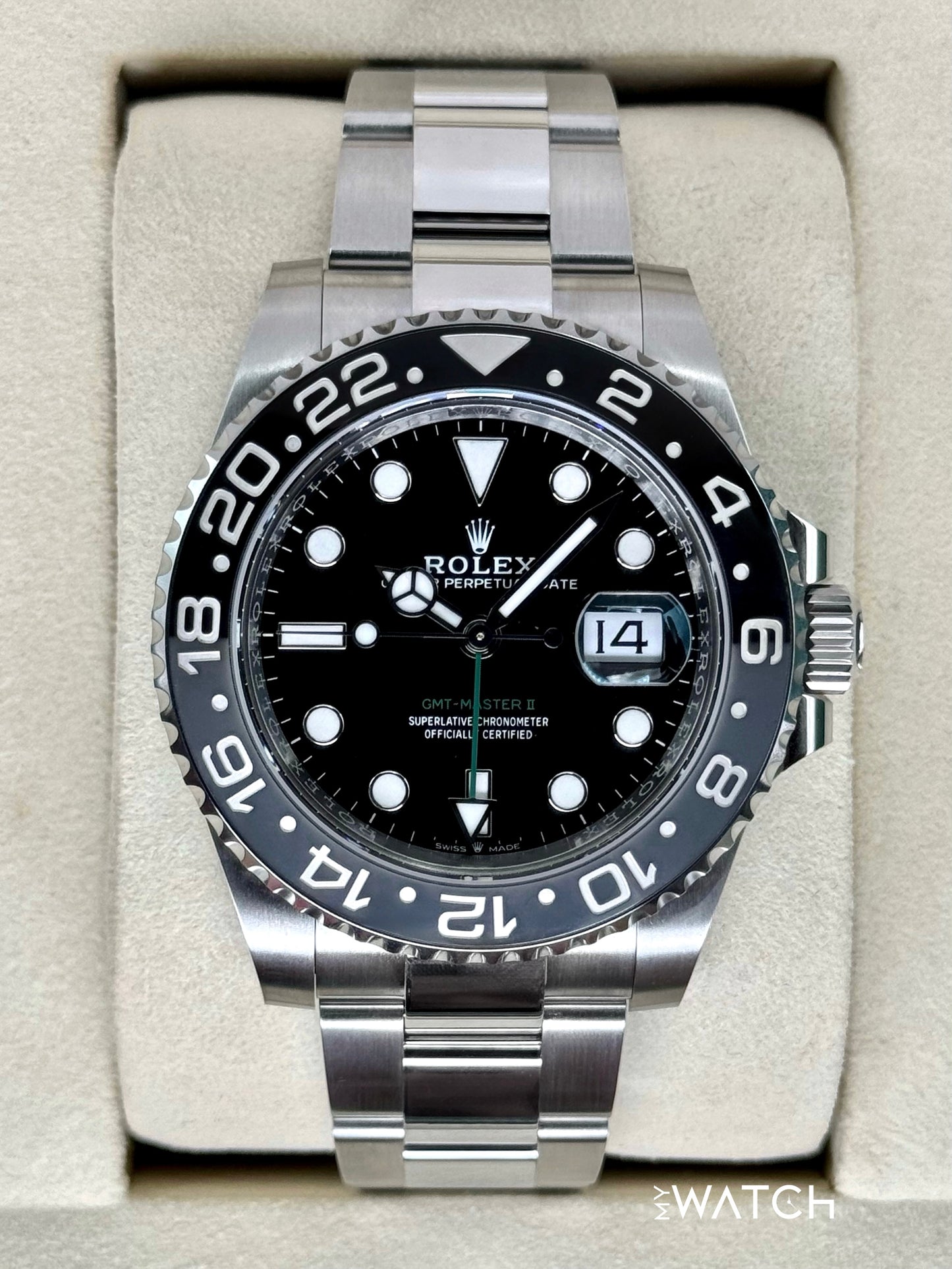NEW 2025 Rolex GMT-Master II "Bruce Wayne" 40mm 126710GRNR Oyster - MyWatchLLC