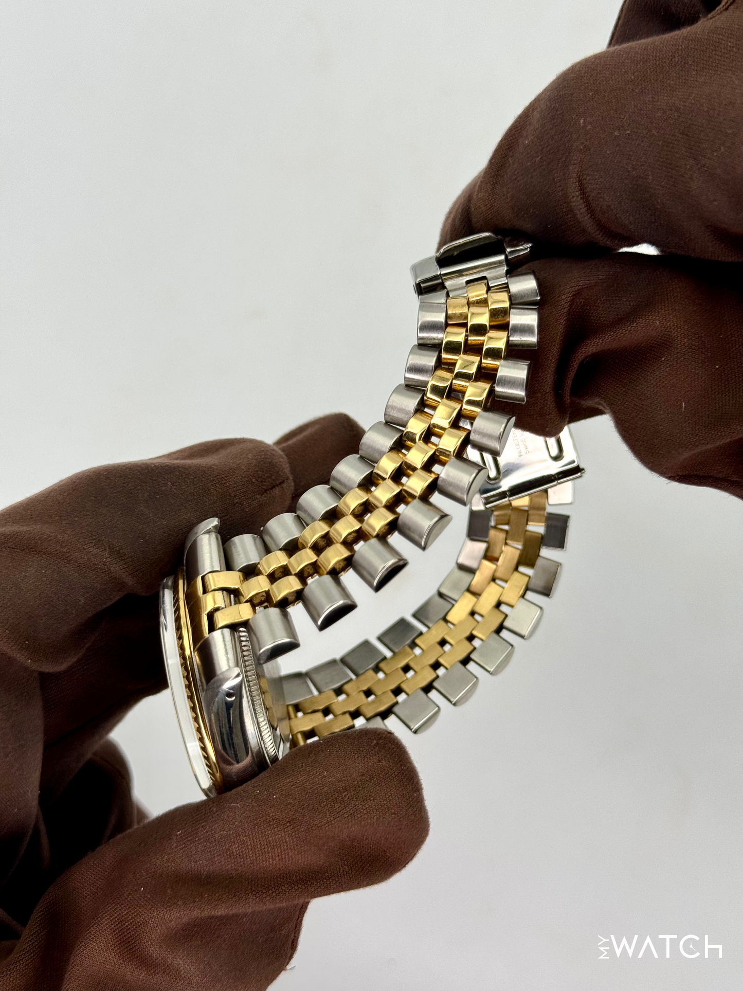 1985 Rolex Datejust 36mm 16013 Two-Tone Jubilee Blue Roman Numeral Dial