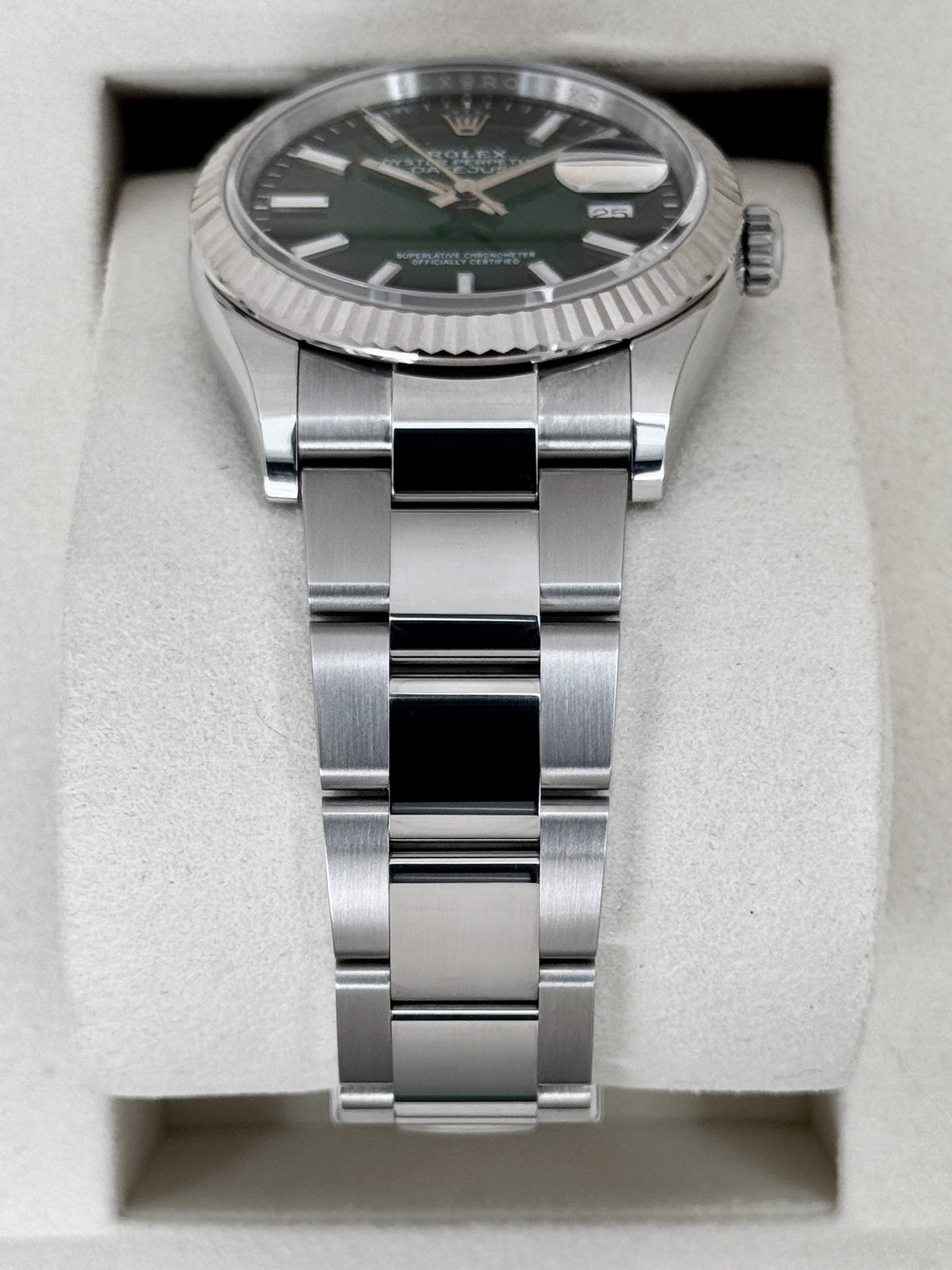 NEW 2026 Rolex Datejust 36mm 126234 Stainless Steel Oyster Green Ombre Dial