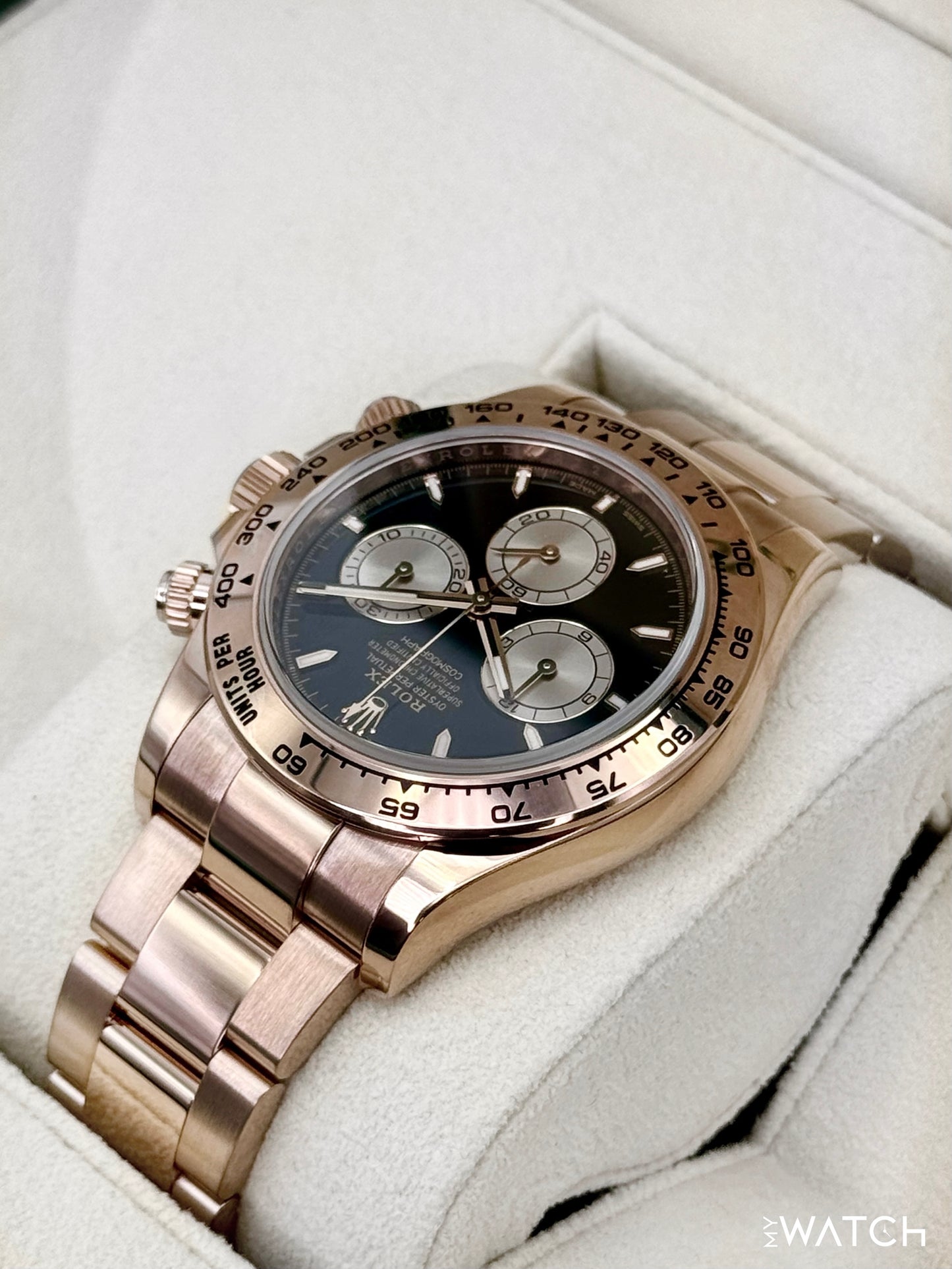 2025 Rolex Daytona 40mm 126505 Rose Gold Black Dial