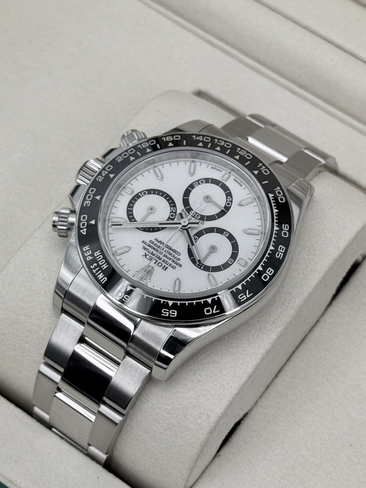 NEW 2026 Rolex Daytona 40mm 126500LN Stainless Steel Panda Dial (NEW STYLE CARD)