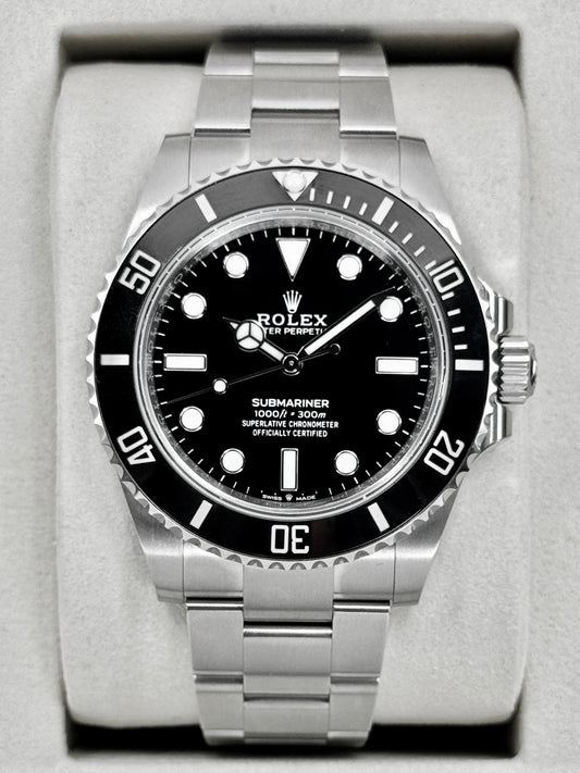 NEW 2026 Rolex Submariner 41mm 124060 Stainless Steel Black Dial (STICKERED) - MyWatchLLC