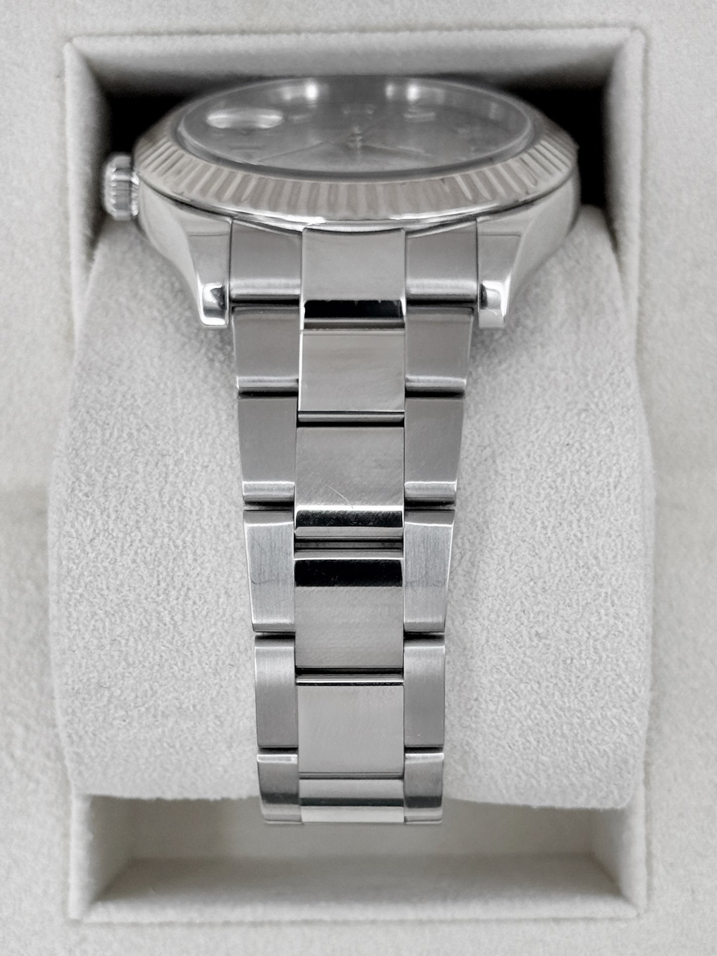 2010 Rolex Datejust II 41mm 116334 Stainless Steel Oyster Silver Dial