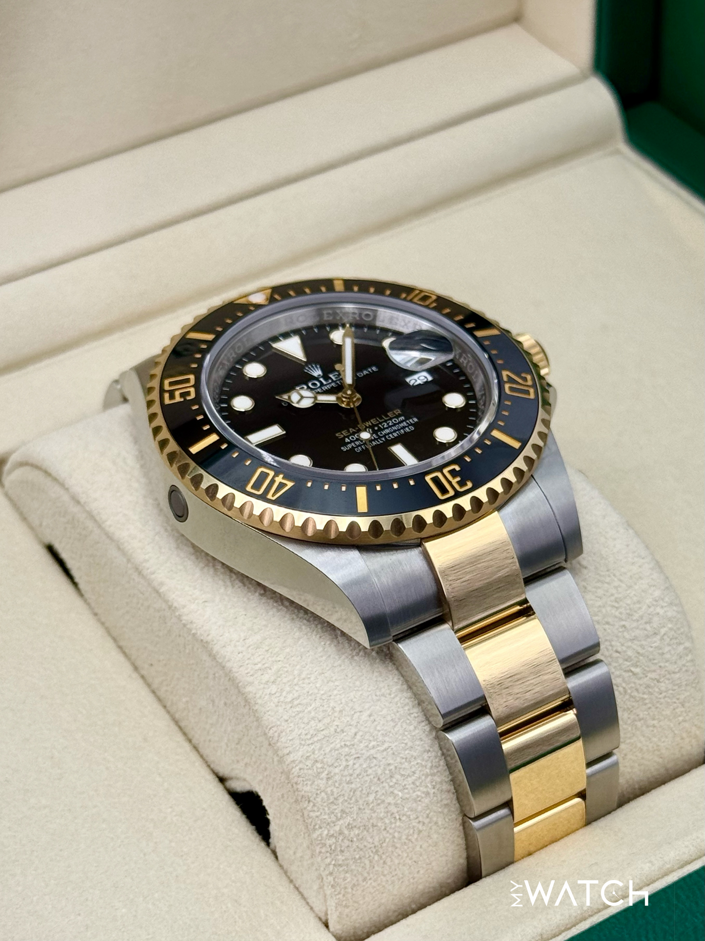 2025 Rolex Sea-Dweller 43mm 126603 Two-Tone Black Dial