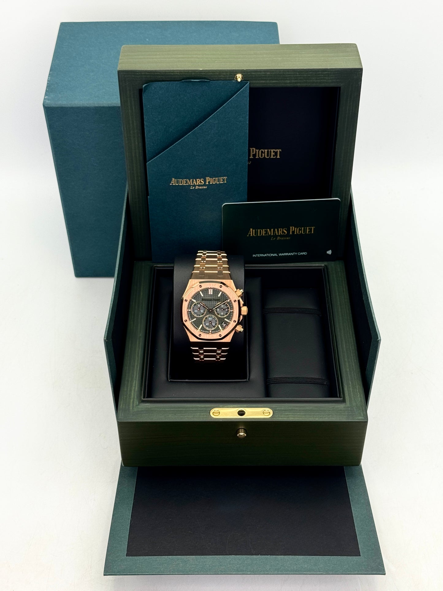 2024 Audemars Piguet Royal Oak Chronograph 41mm 26240OR Green Dial
