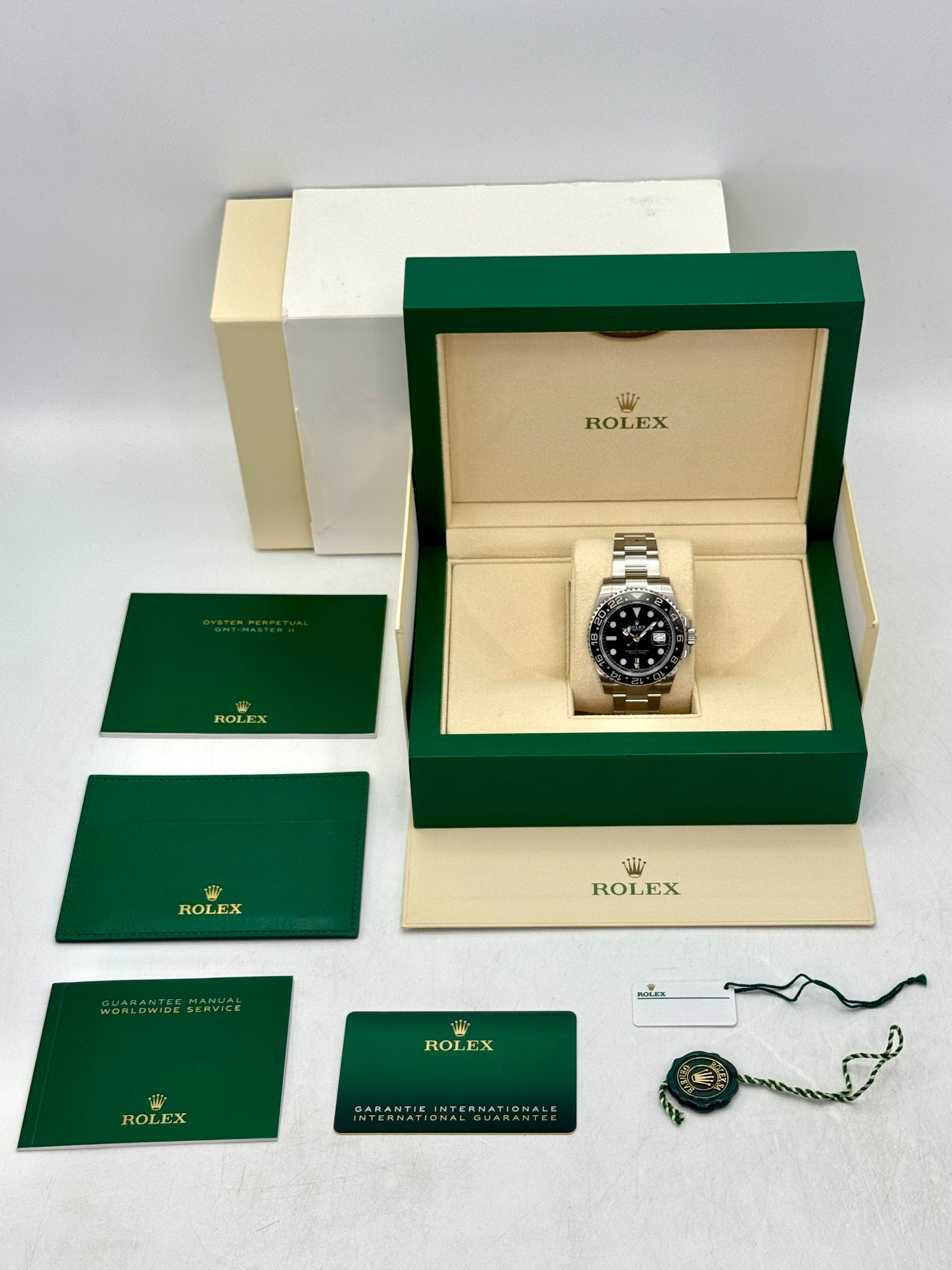 2022 Rolex GMT-Master II 40mm 116710LN Stainless Steel Black Dial