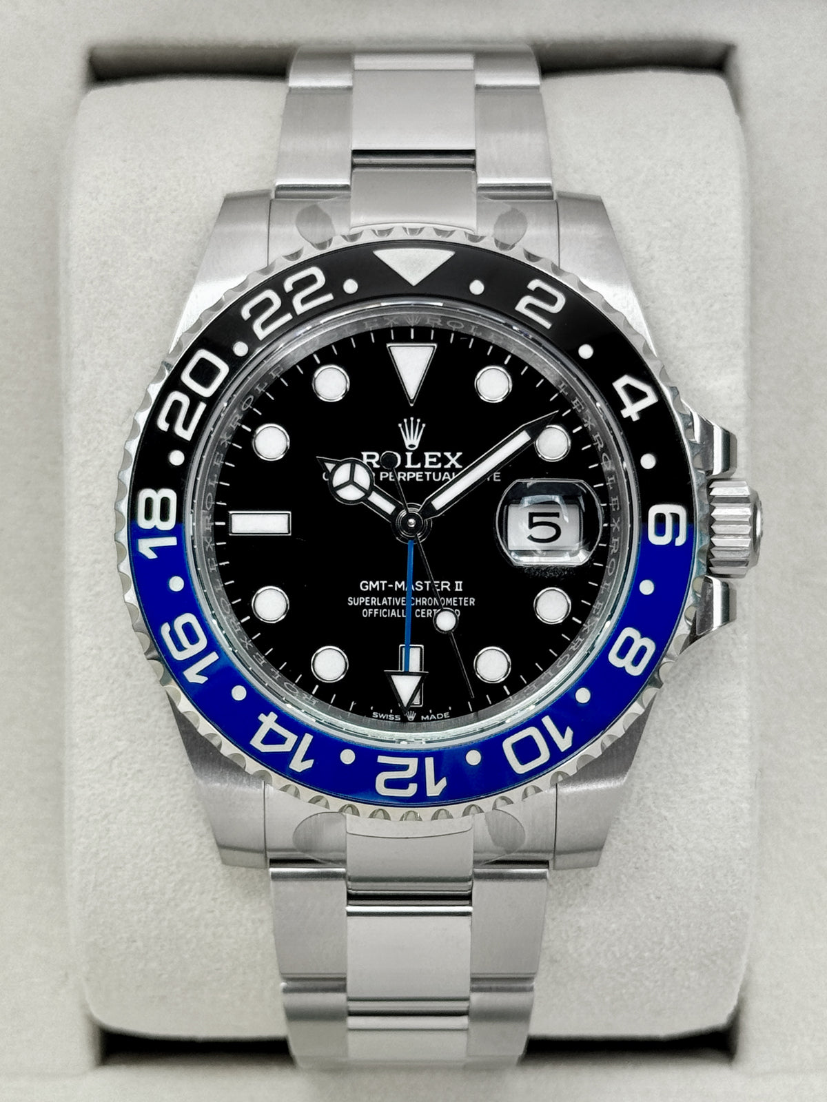 NEW 2025 Rolex GMT-Master II Batman 40mm 126710BLNR Oyster (STICKERED)