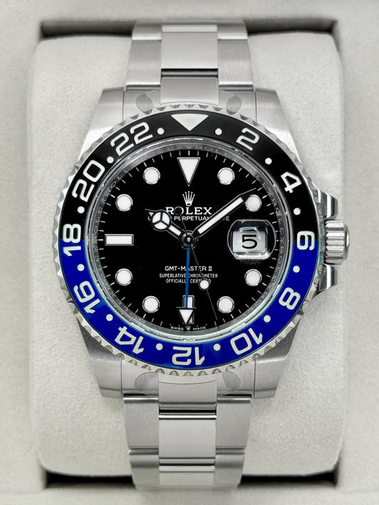 NEW 2025 Rolex GMT-Master II Batman 40mm 126710BLNR Oyster (STICKERED)