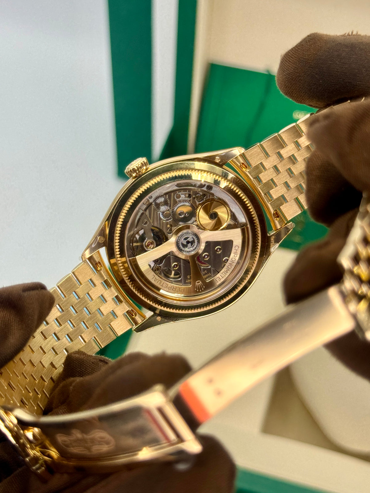 NEW 2026 Rolex 1908 39mm 52508 Yellow Gold Settimo Bracelet White Dial (STICKERED)
