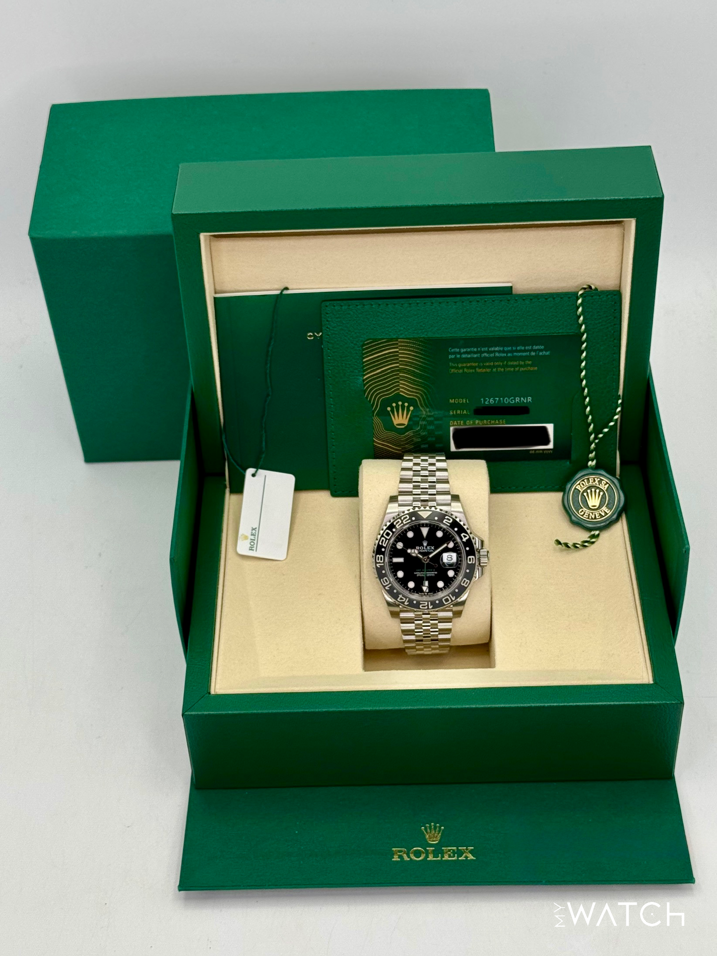 NEW 2025 Rolex GMT-Master II "Bruce Wayne" 40mm 126710GRNR Jubilee (STICKERED)