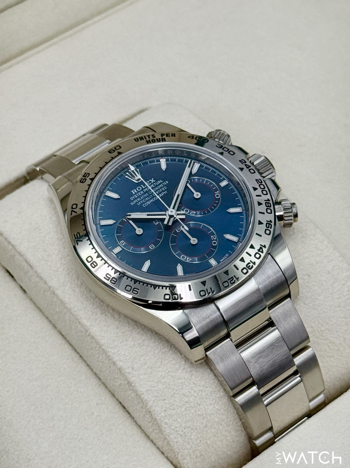 NEW 2025 Rolex Daytona 40mm 126509 White Gold Blue Dial (STICKERED)