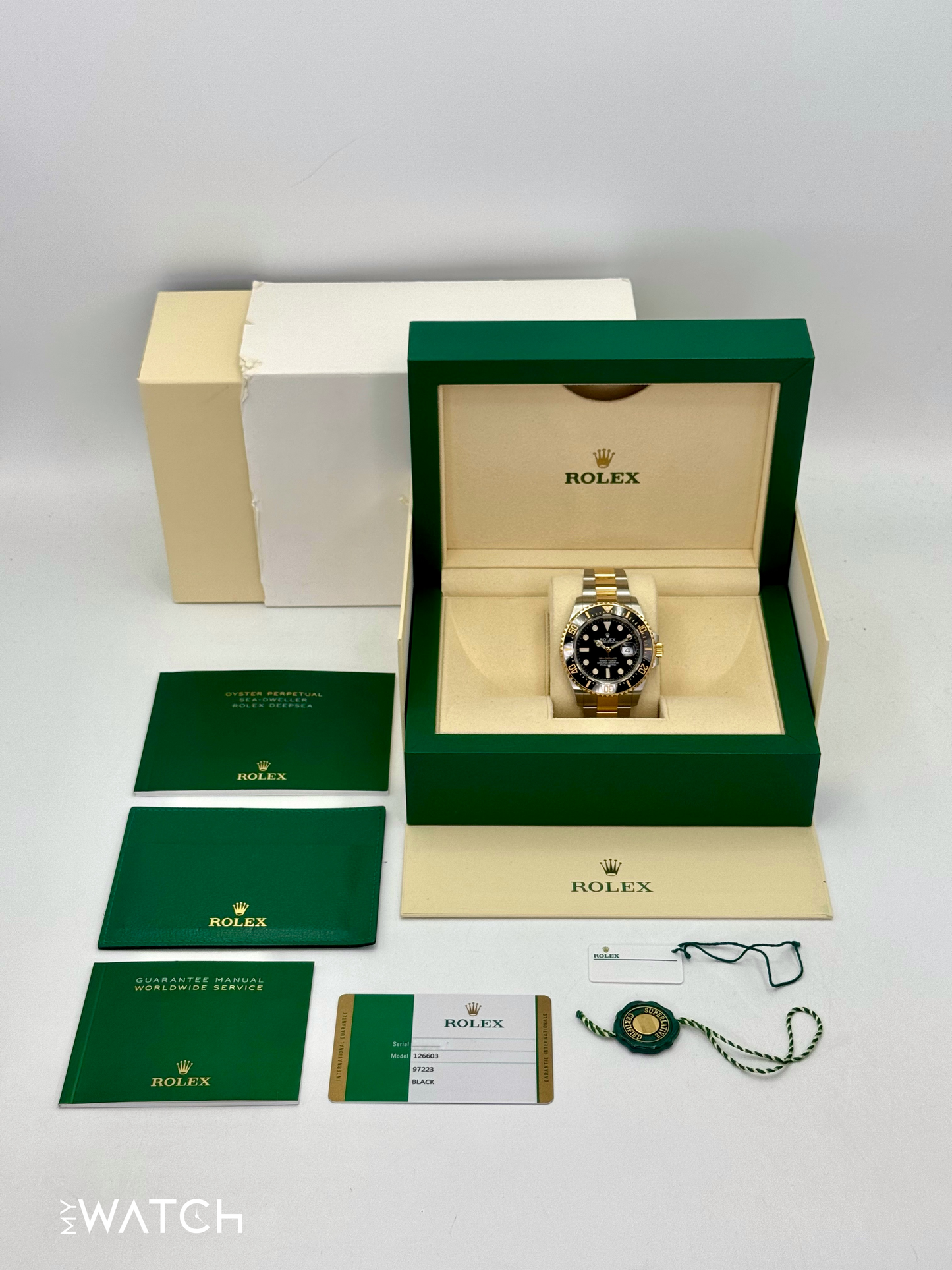 2019 Rolex Sea-Dweller 43mm 126603 Two-Tone Black Dial
