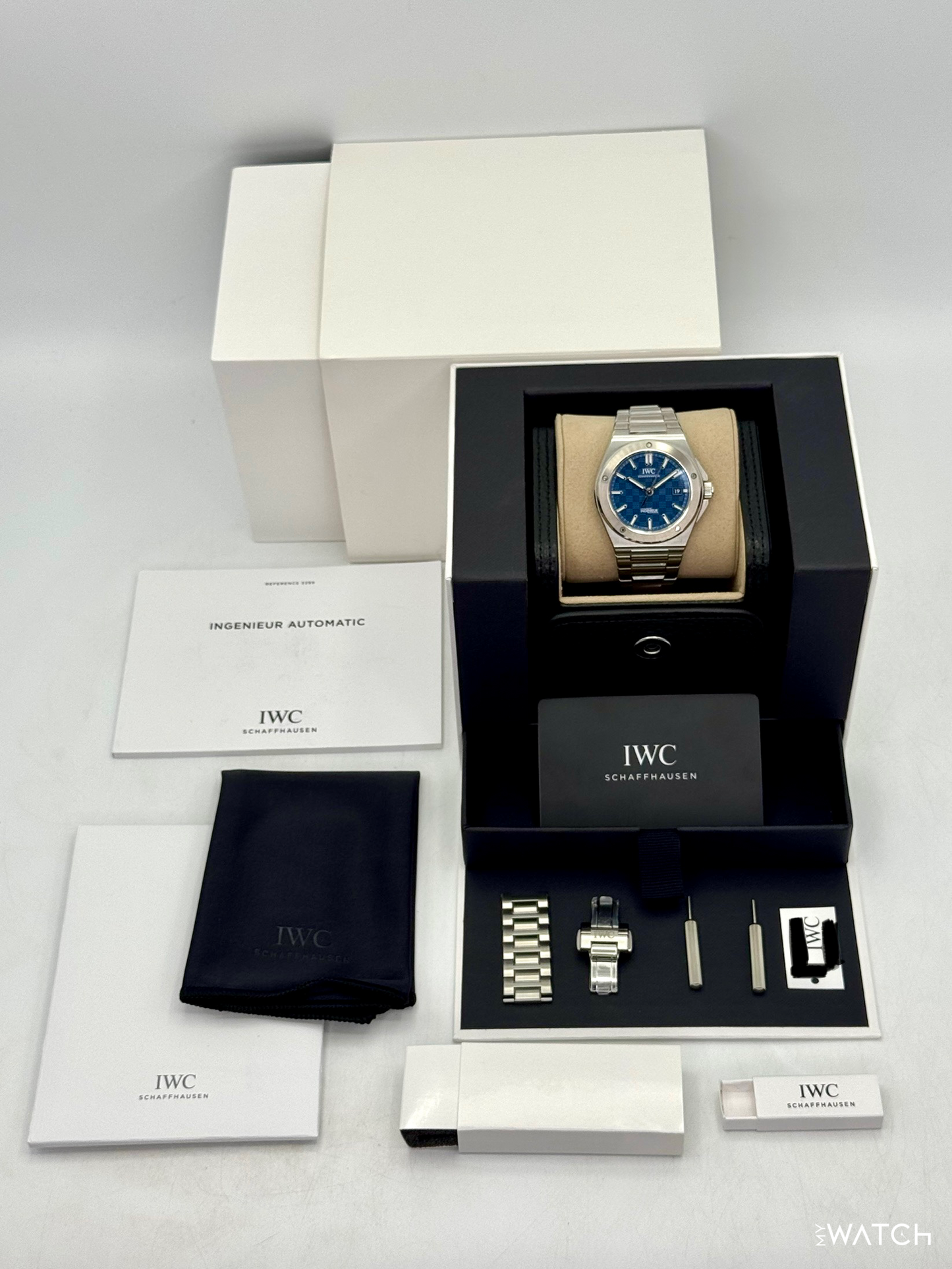 NEW 2026 IWC Ingenieur Automatic 40mm IW328907 Stainless Steel Blue Dial - MyWatchLLC