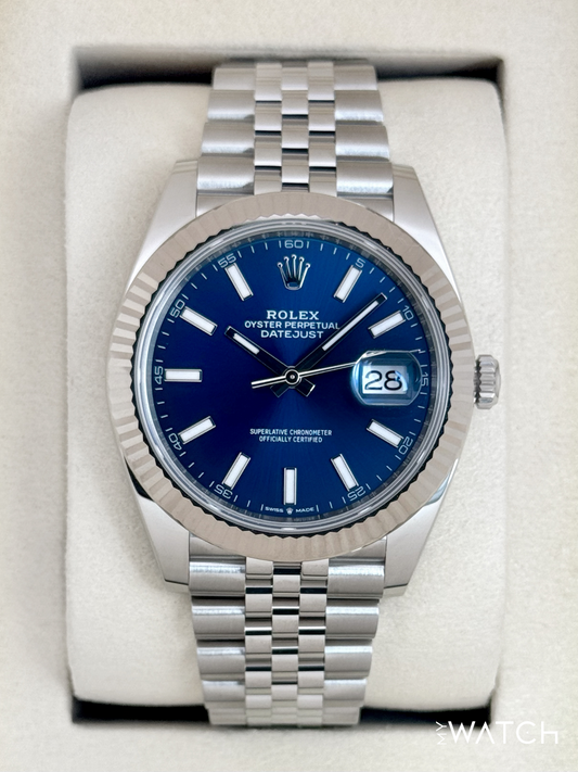 NEW 2025 Rolex Datejust 41mm 126334 Stainless Steel Jubilee Blue Dial