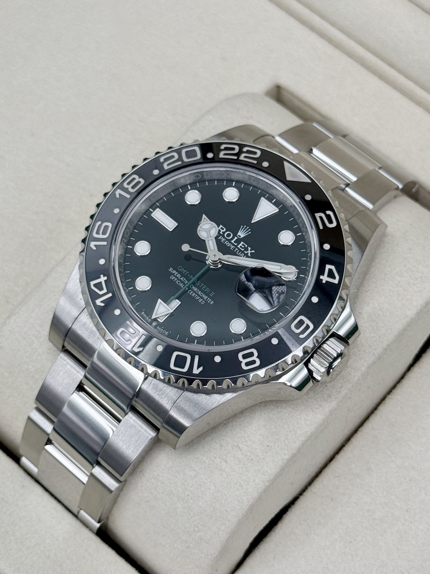 2025 Rolex GMT-Master II "Bruce Wayne" 40mm 126710GRNR Oyster