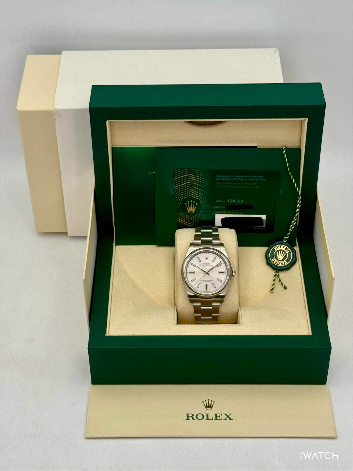 NEW 2023 Rolex Oyster Perpetual 41mm 124300 Silver Dial (NOS)