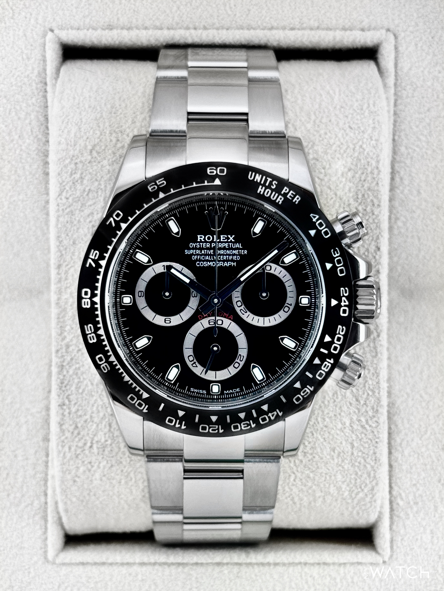 2023 Rolex Daytona 40mm 116500LN Stainless Steel Black Dial