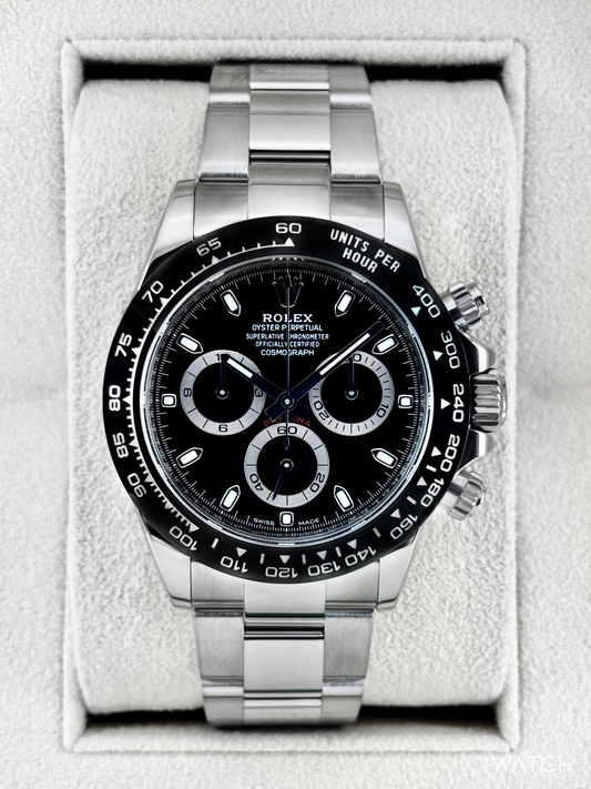 2023 Rolex Daytona 40mm 116500LN Stainless Steel Black Dial