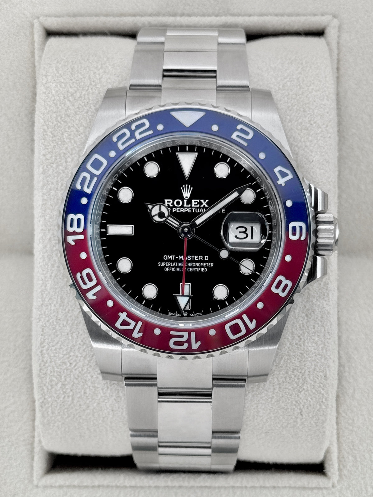 2022 Rolex GMT-Master II Pepsi 40mm 126710BLRO Oyster