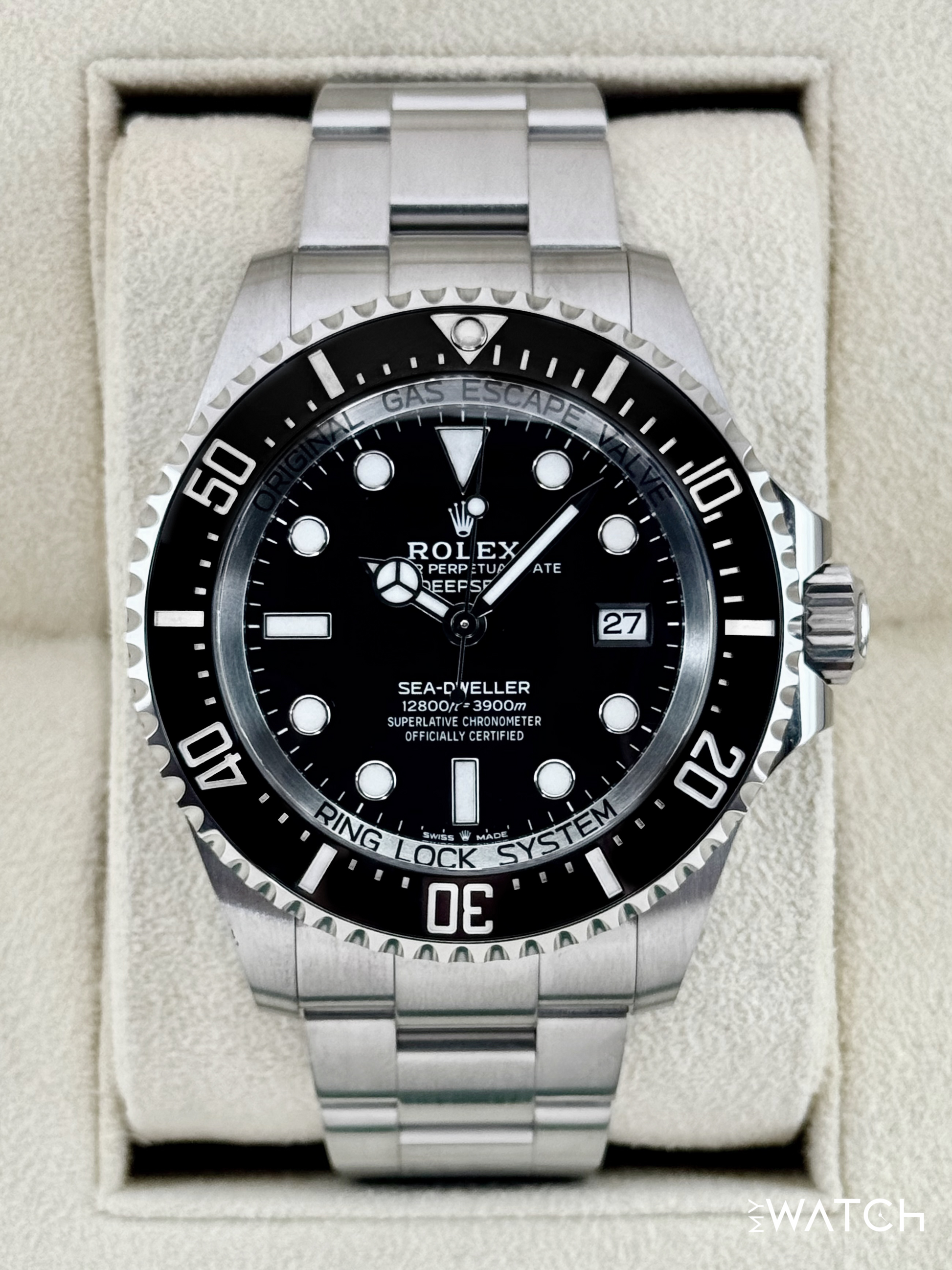 2023 Rolex Deepsea 44mm 136660 Stainless Steel Black Dial - MyWatchLLC