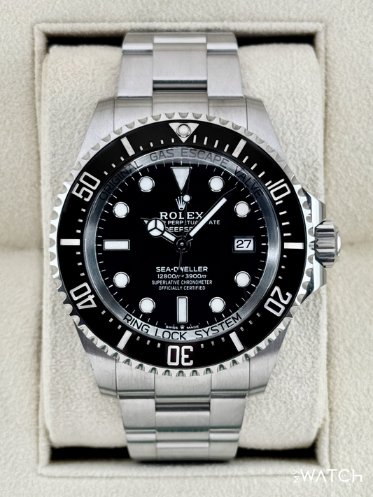 2023 Rolex Deepsea 44mm 136660 Stainless Steel Black Dial - MyWatchLLC