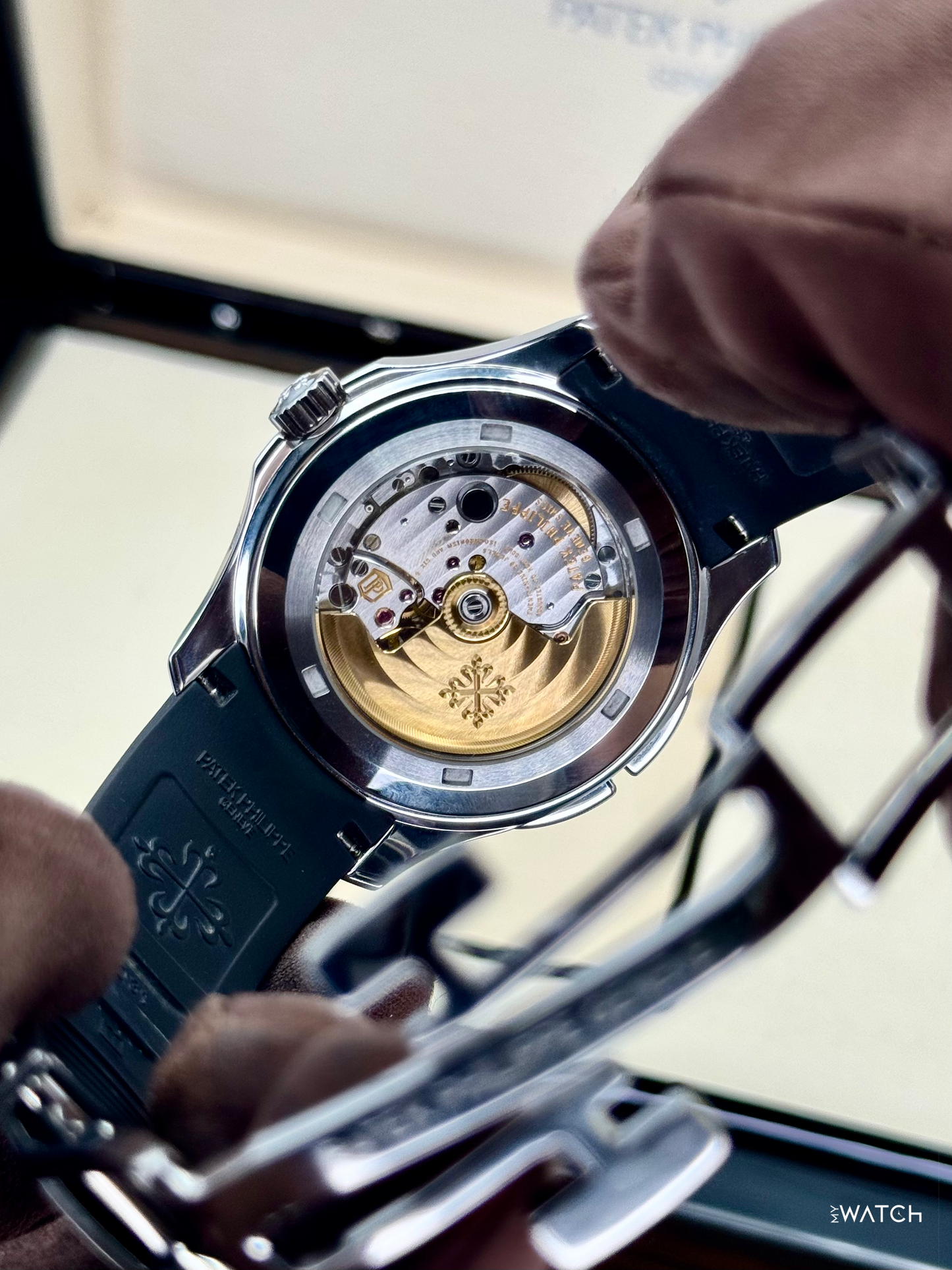 2016 Patek Philippe Aquanaut 5164A-001 Stainless Steel Gray Dial - MyWatchLLC