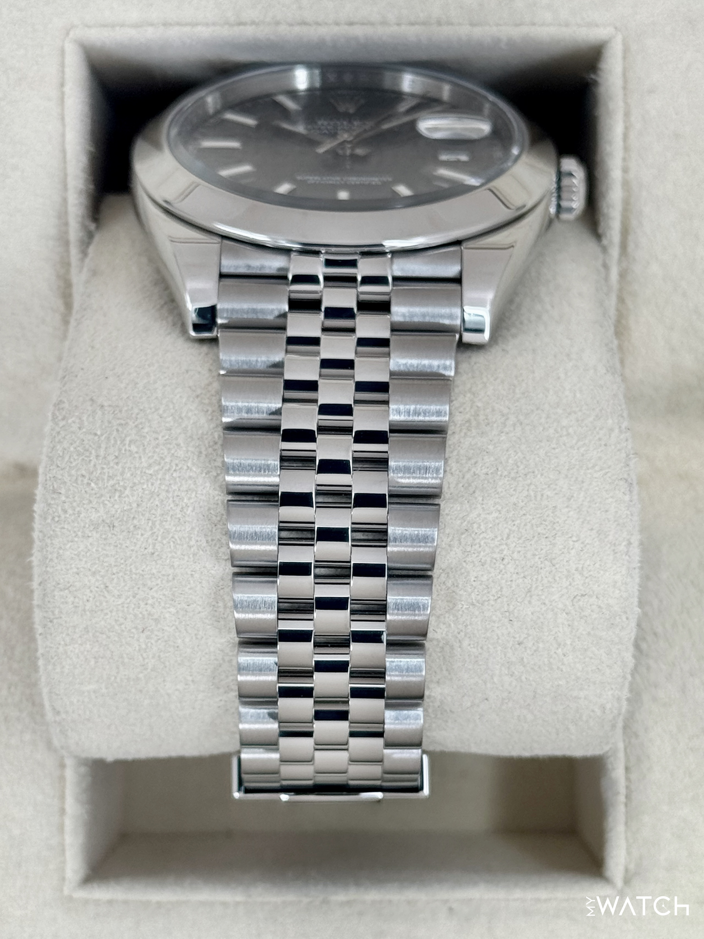2023 Rolex Datejust 41mm 126300 Stainless Steel Jubilee Rhodium Dial - MyWatchLLC