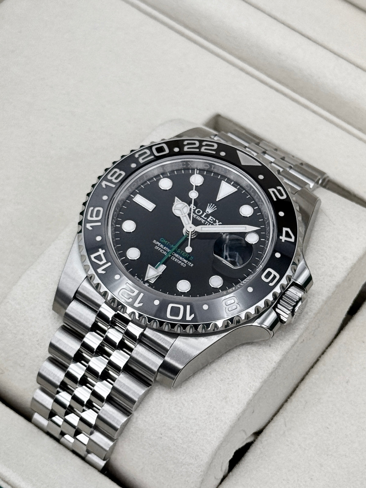 NEW 2026 Rolex GMT-Master II Bruce Wayne 40mm 126710GRNR Jubilee (NEW STYLE CARD)