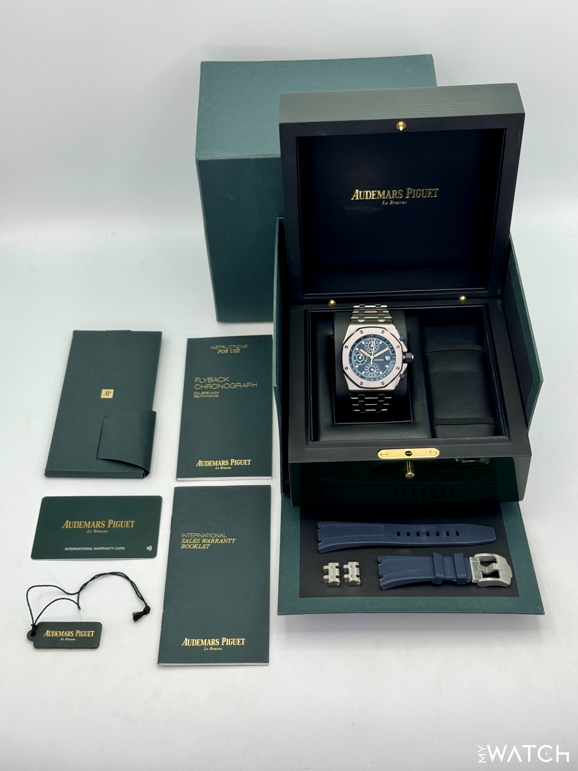 2021 Audemars Piguet Royal Oak Offshore Chrono "The Beast" 42mm 26238ST Blue Dial - MyWatchLLC