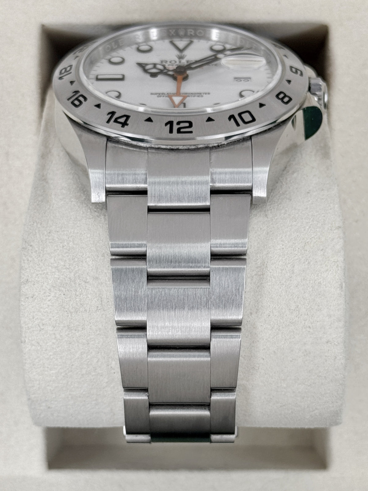2025 Rolex Explorer II 42mm 226570 Stainless Steel Polar White Dial
