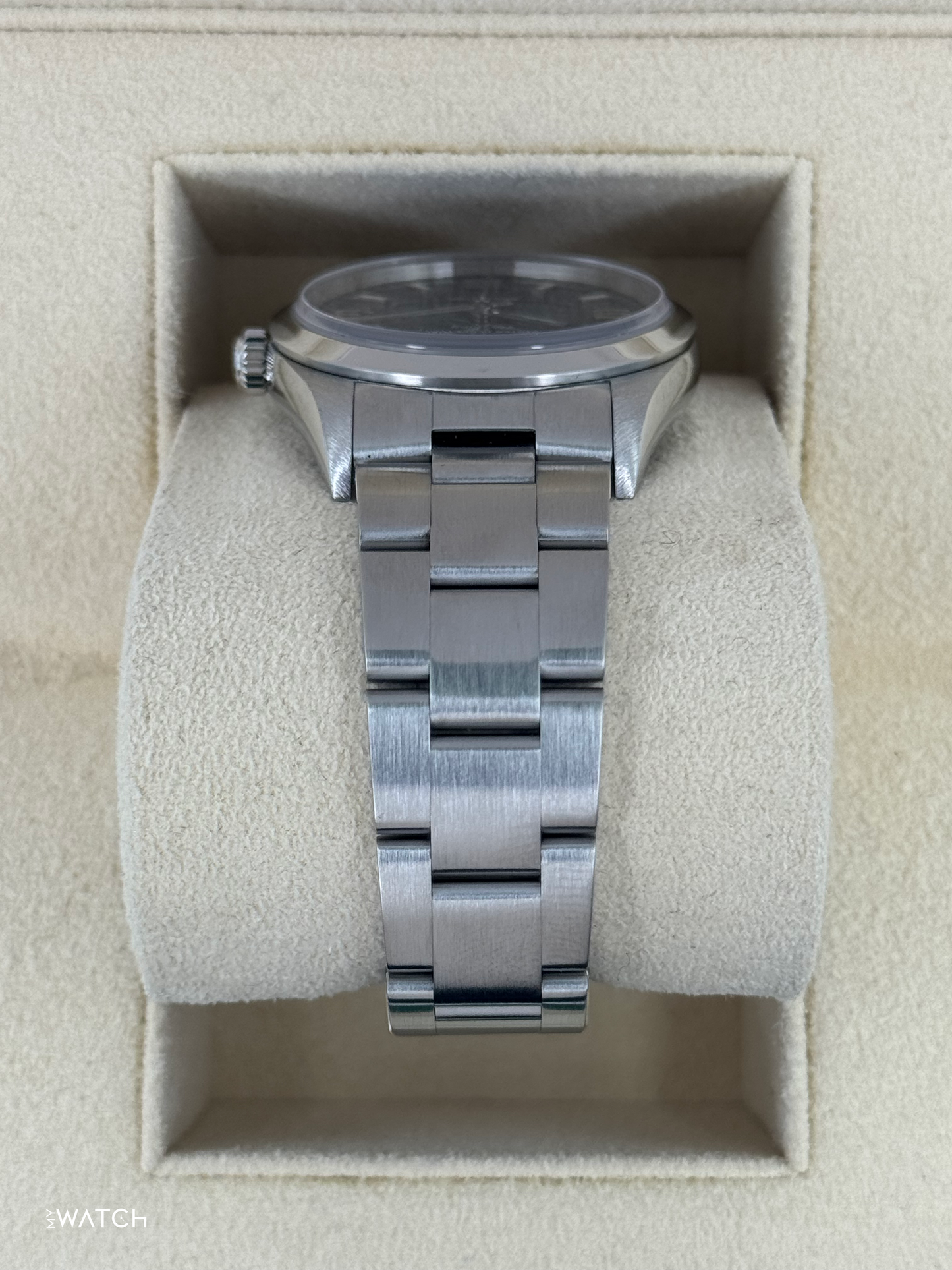 2008 Rolex Air-King 34mm 14000 Stainless Steel Blue Dial