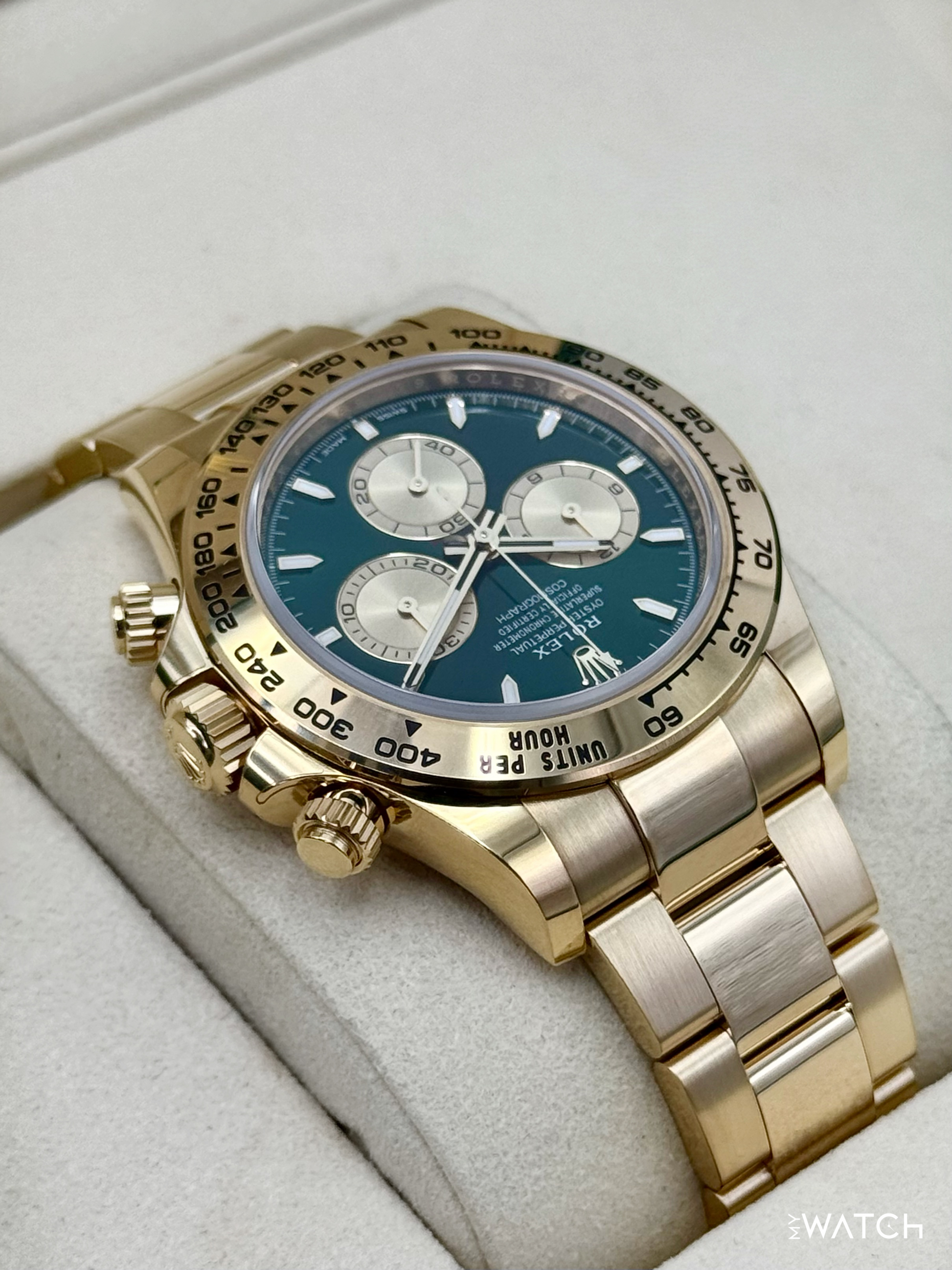 2025 Rolex Daytona "John Mayer" 40mm 126508 Yellow Gold Green Dial - MyWatchLLC