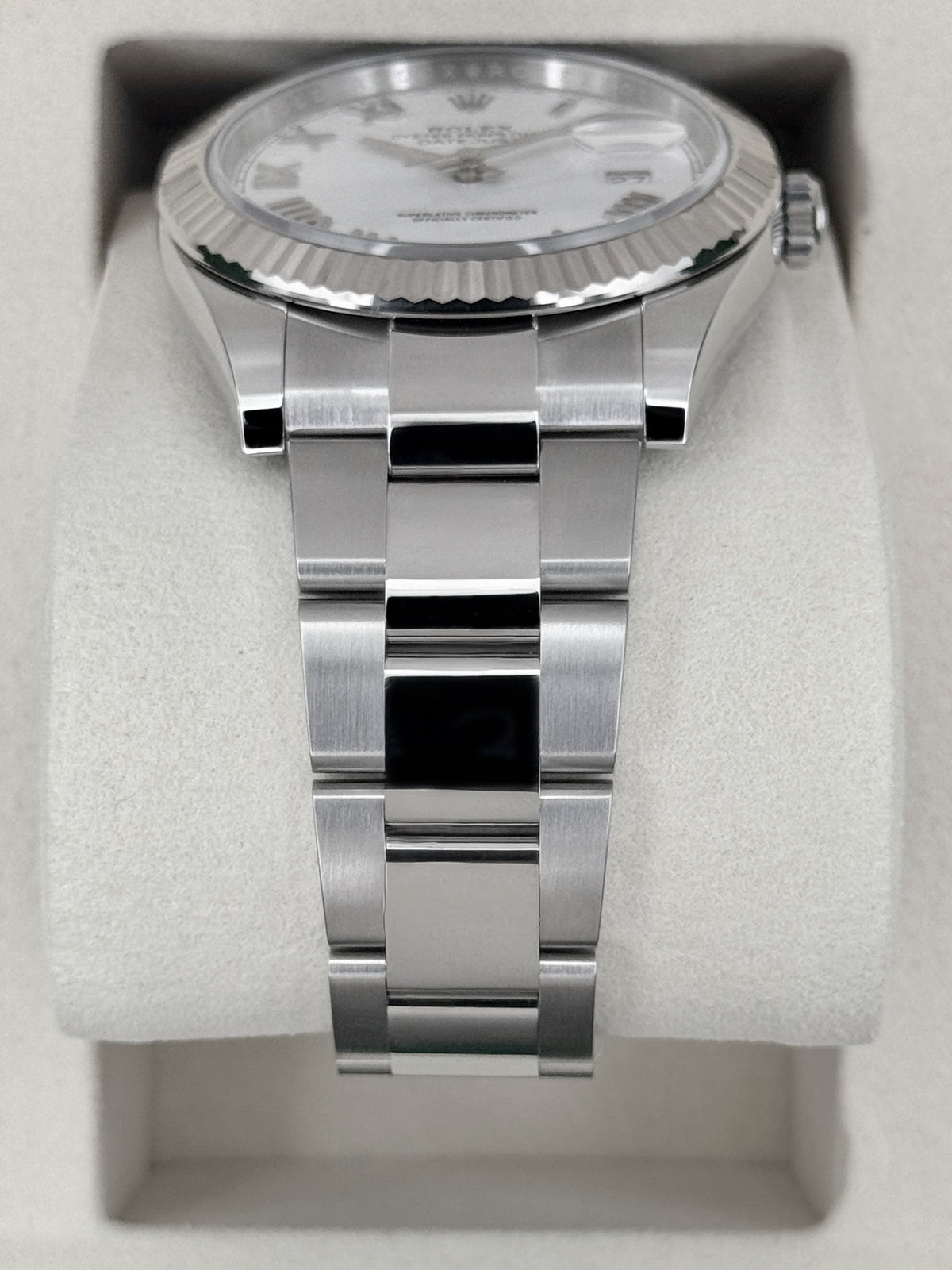 NEW 2026 Rolex Datejust 41mm 126334 Stainless Steel Oyster White Roman Numeral Dial